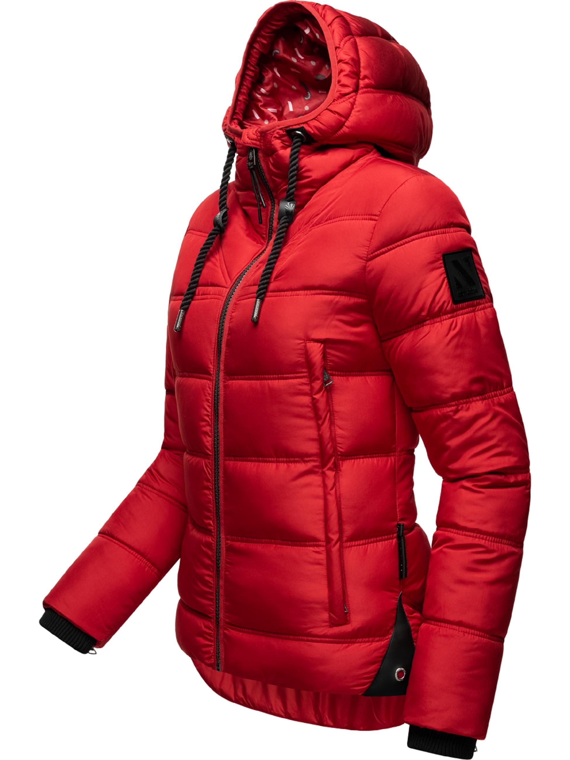 Winter Steppjacke mit Kapuze "Renesmee" Red