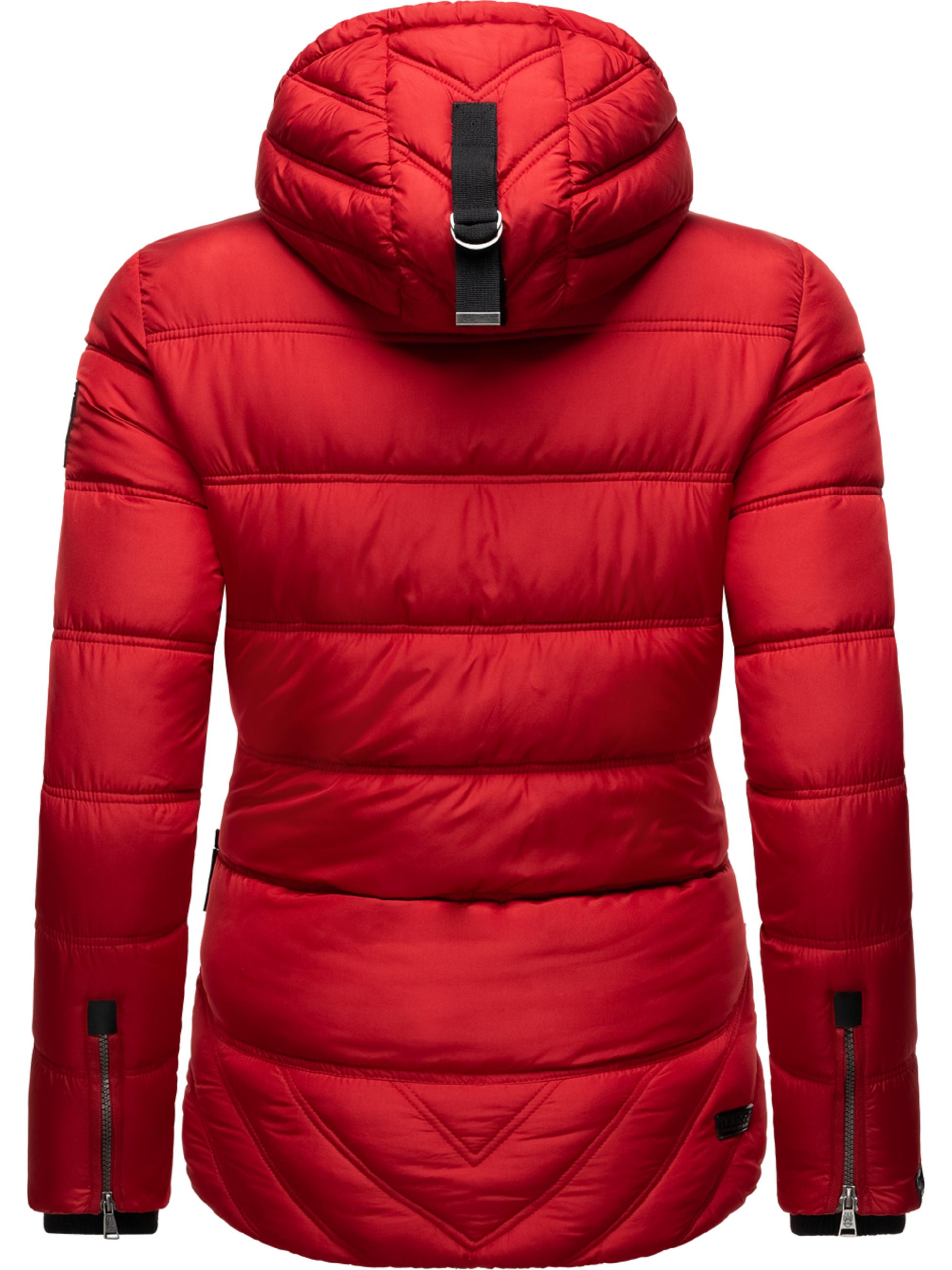 Winter Steppjacke mit Kapuze "Renesmee" Red