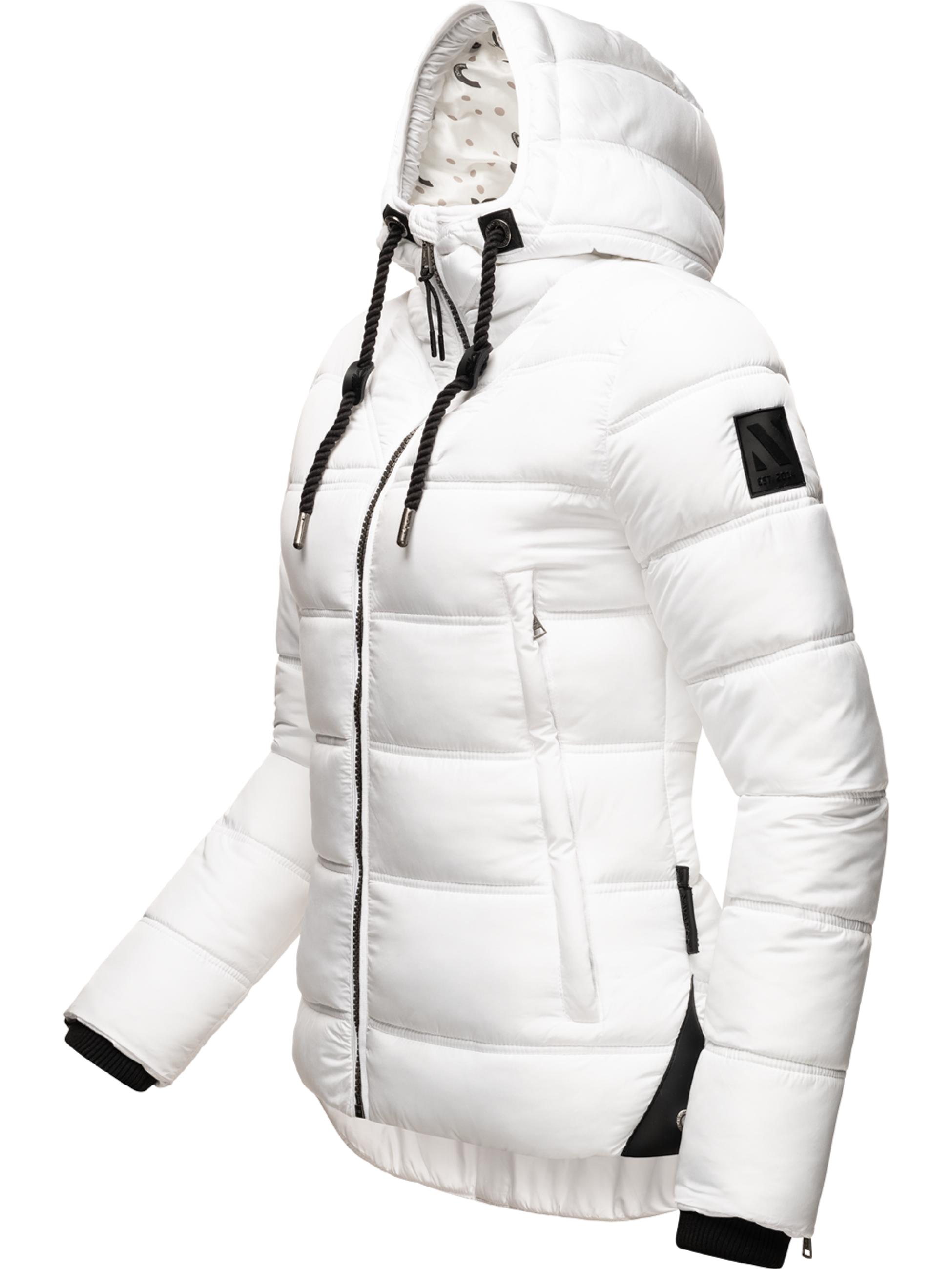 Winter Steppjacke mit Kapuze "Renesmee" White