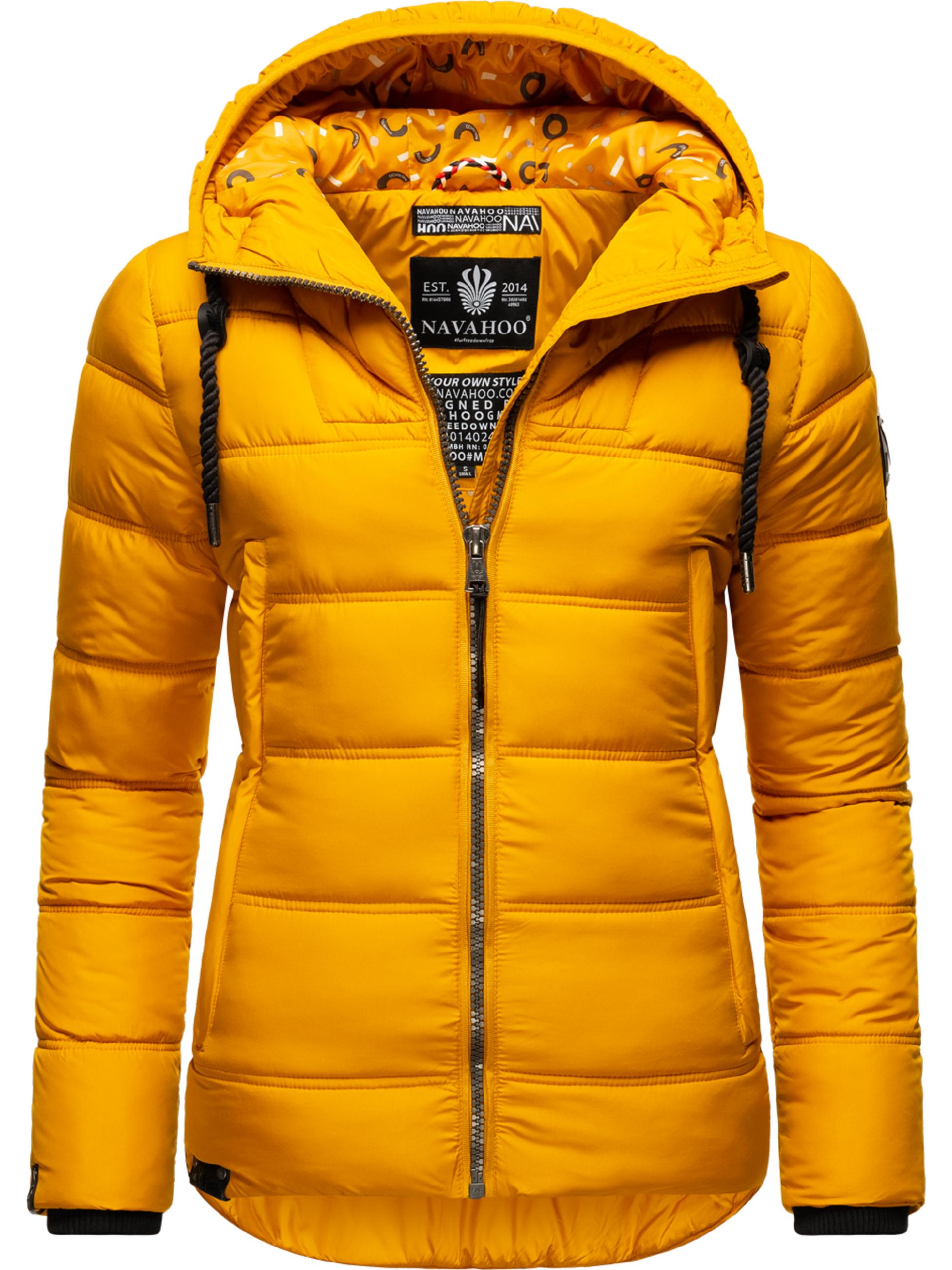 Winter Steppjacke mit Kapuze "Renesmee" Yellow