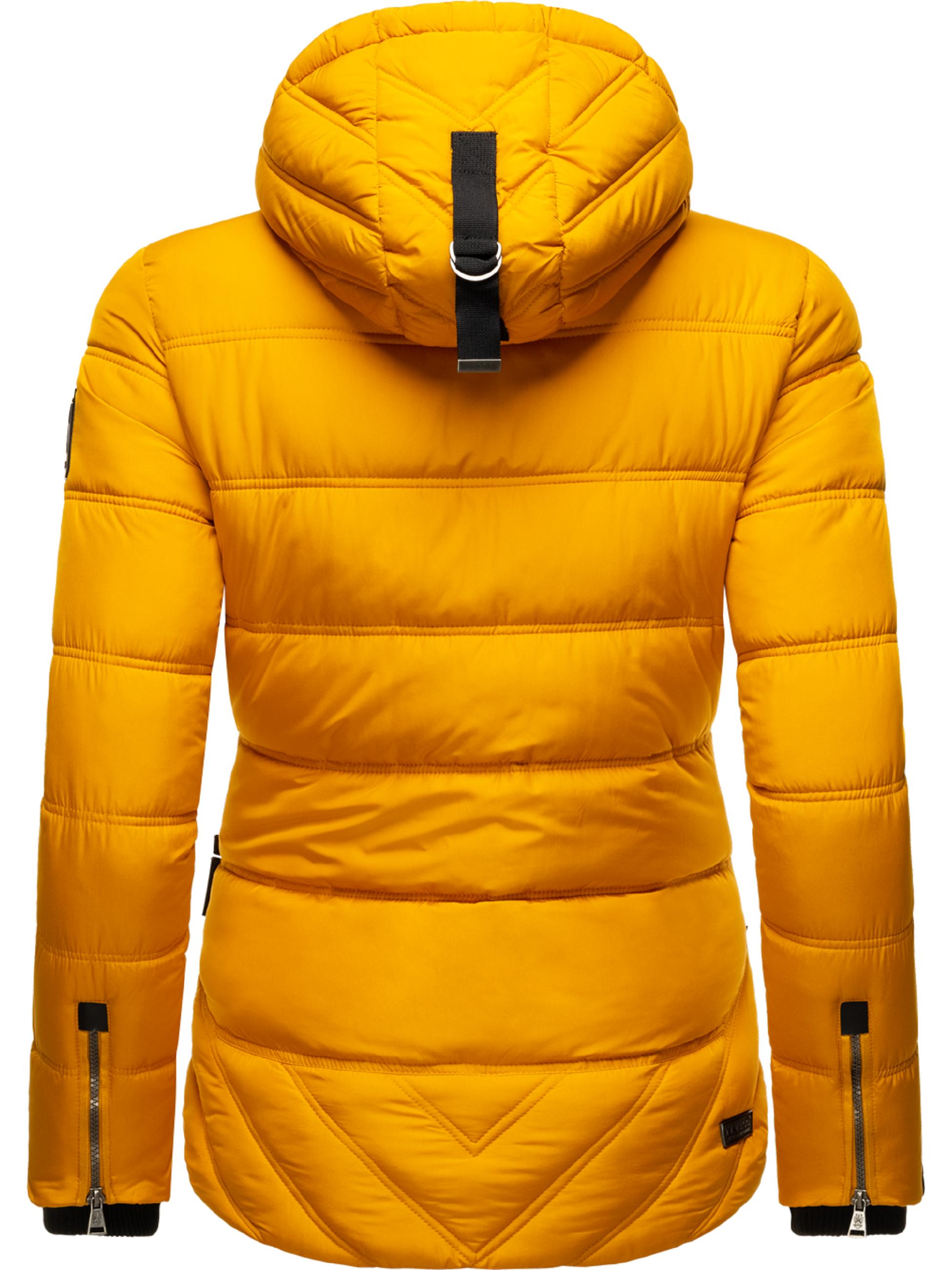 Winter Steppjacke mit Kapuze "Renesmee" Yellow