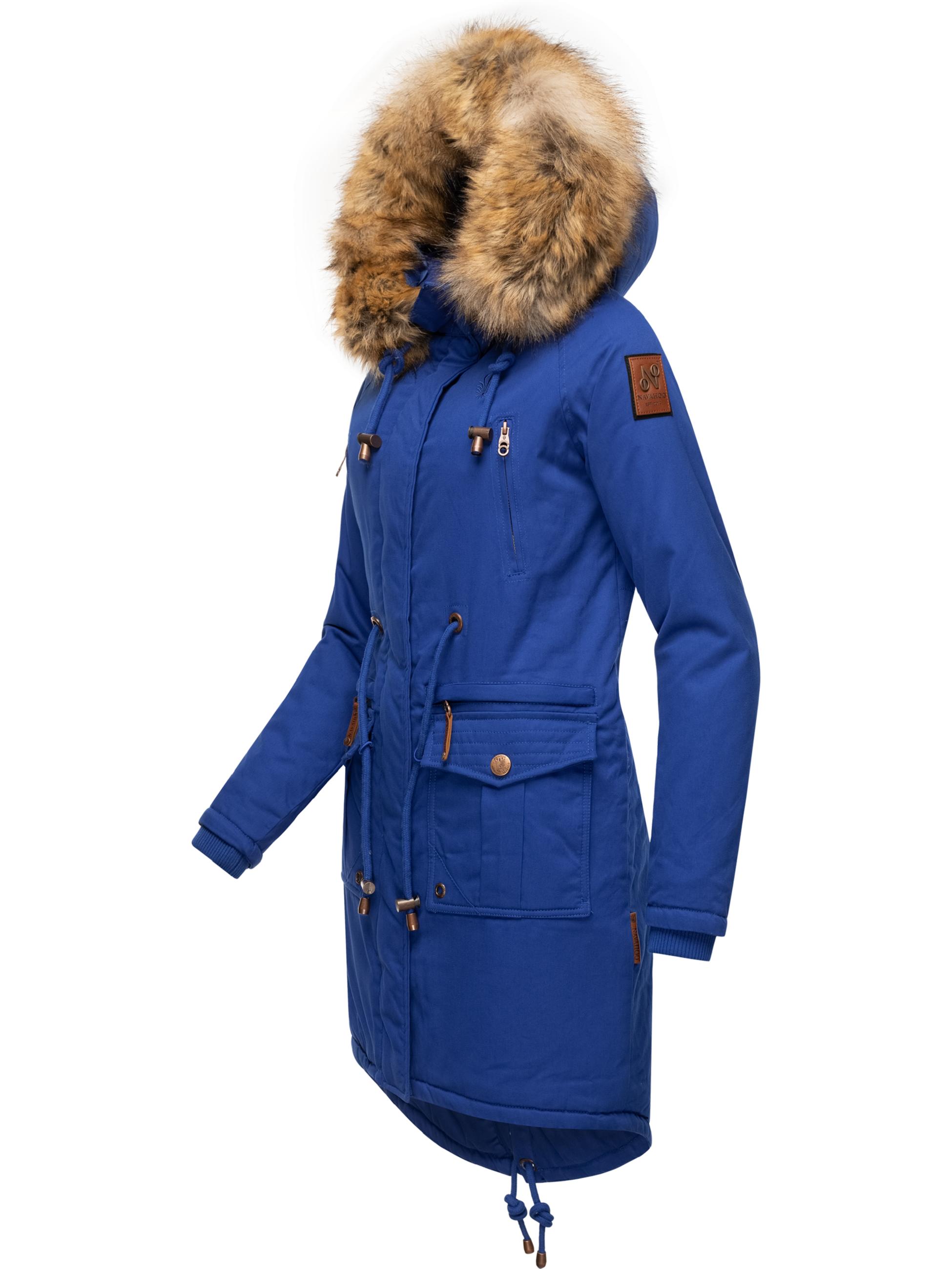 Winterparka mit abnehmbarem Kunstfell "Rosinchen" Blue Jean