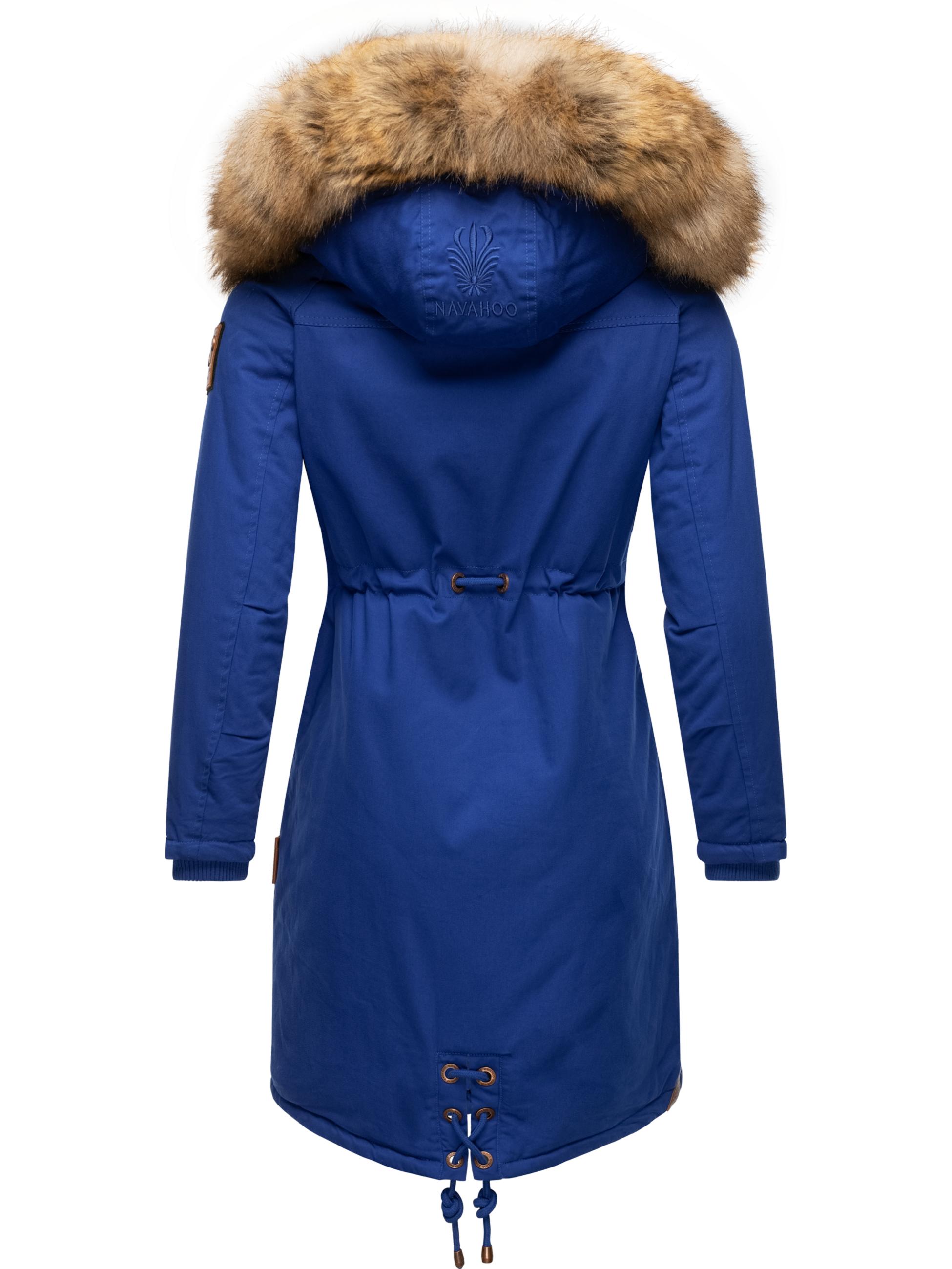 Winterparka mit abnehmbarem Kunstfell "Rosinchen" Blue Jean