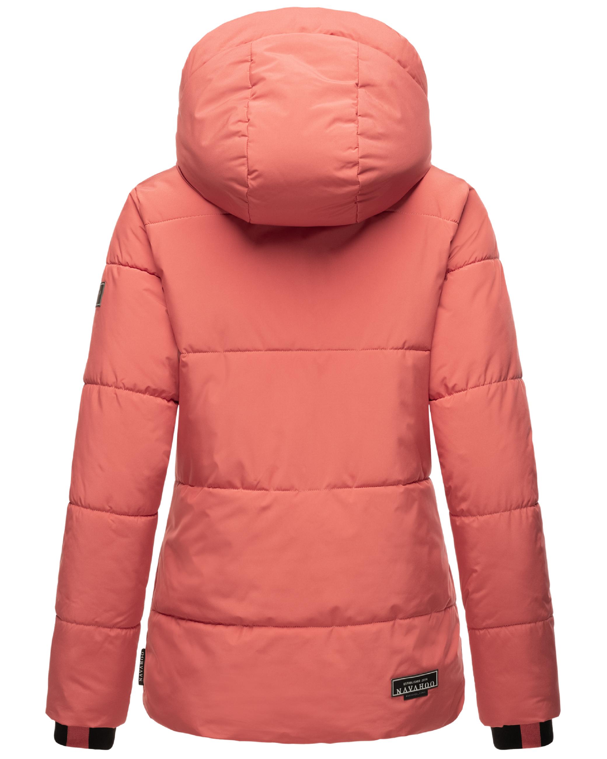 Warme gesteppte Winterjacke mit Kapuze "Sag ja XIV" Rouge