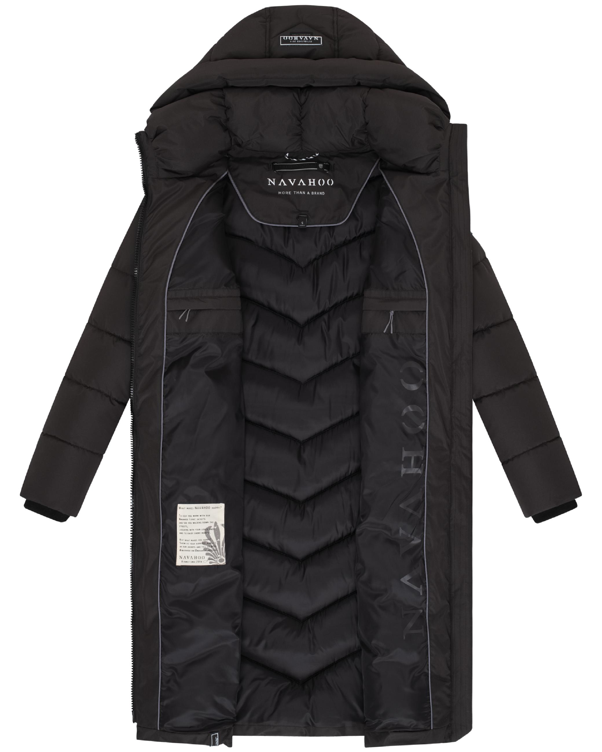 Warmer Steppmantel "Sahnekatzii XIV" Choco