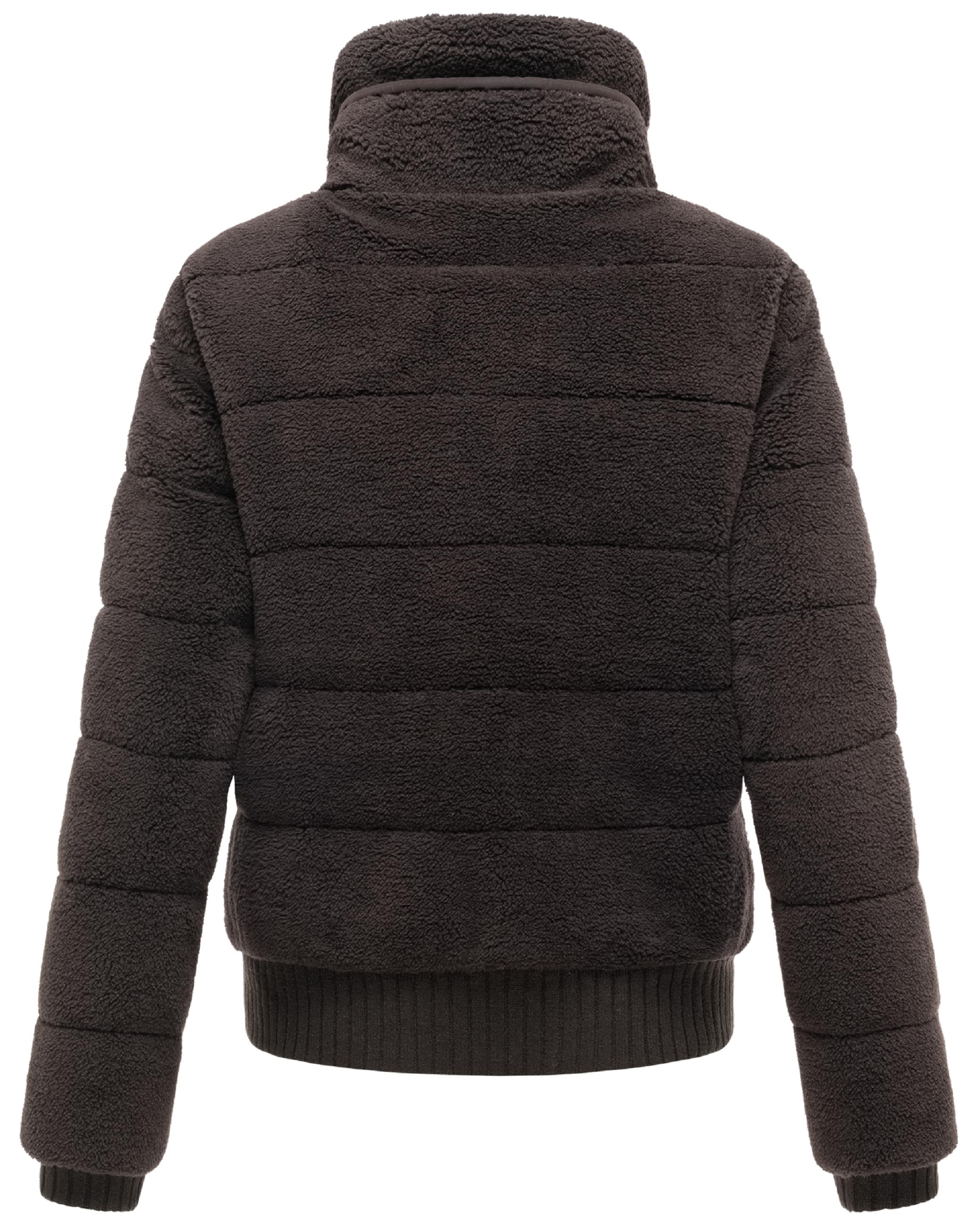 warme Plüschjacke "Schneepuder 14" Choco