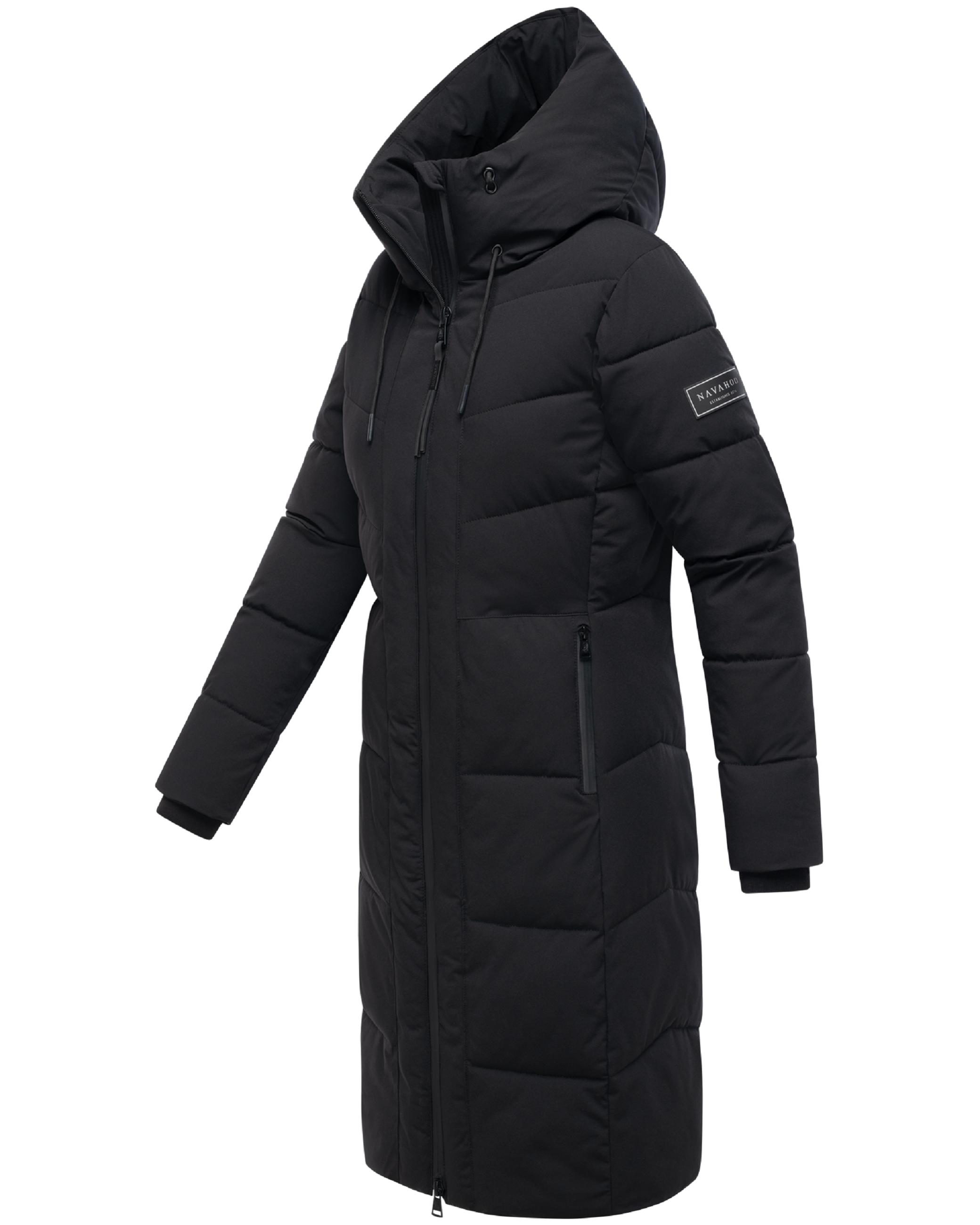 Wintermantel mit wasserdichten Reißverschlüssen "Schokokuss XIV" Black