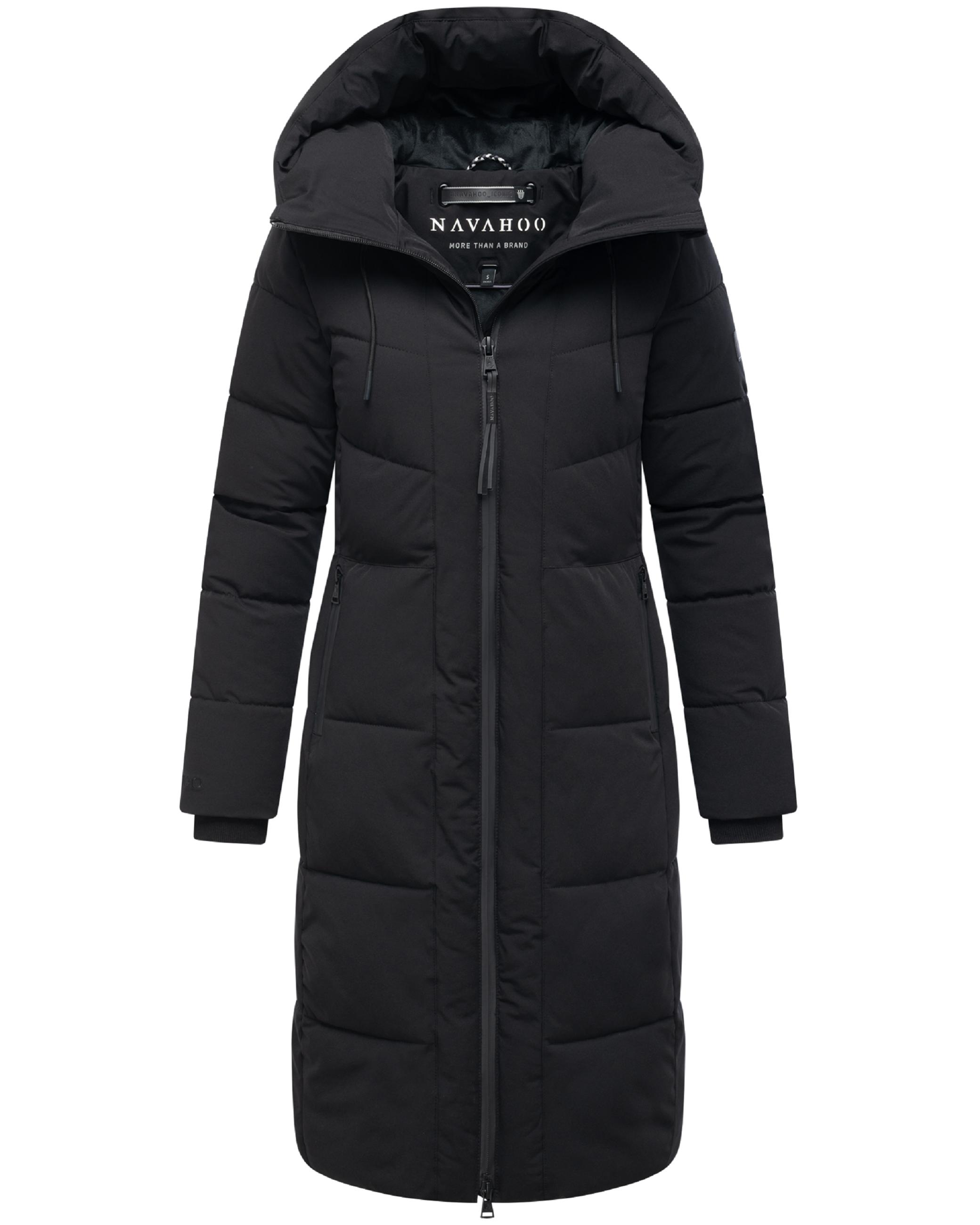 Wintermantel mit wasserdichten Reißverschlüssen "Schokokuss XIV" Black