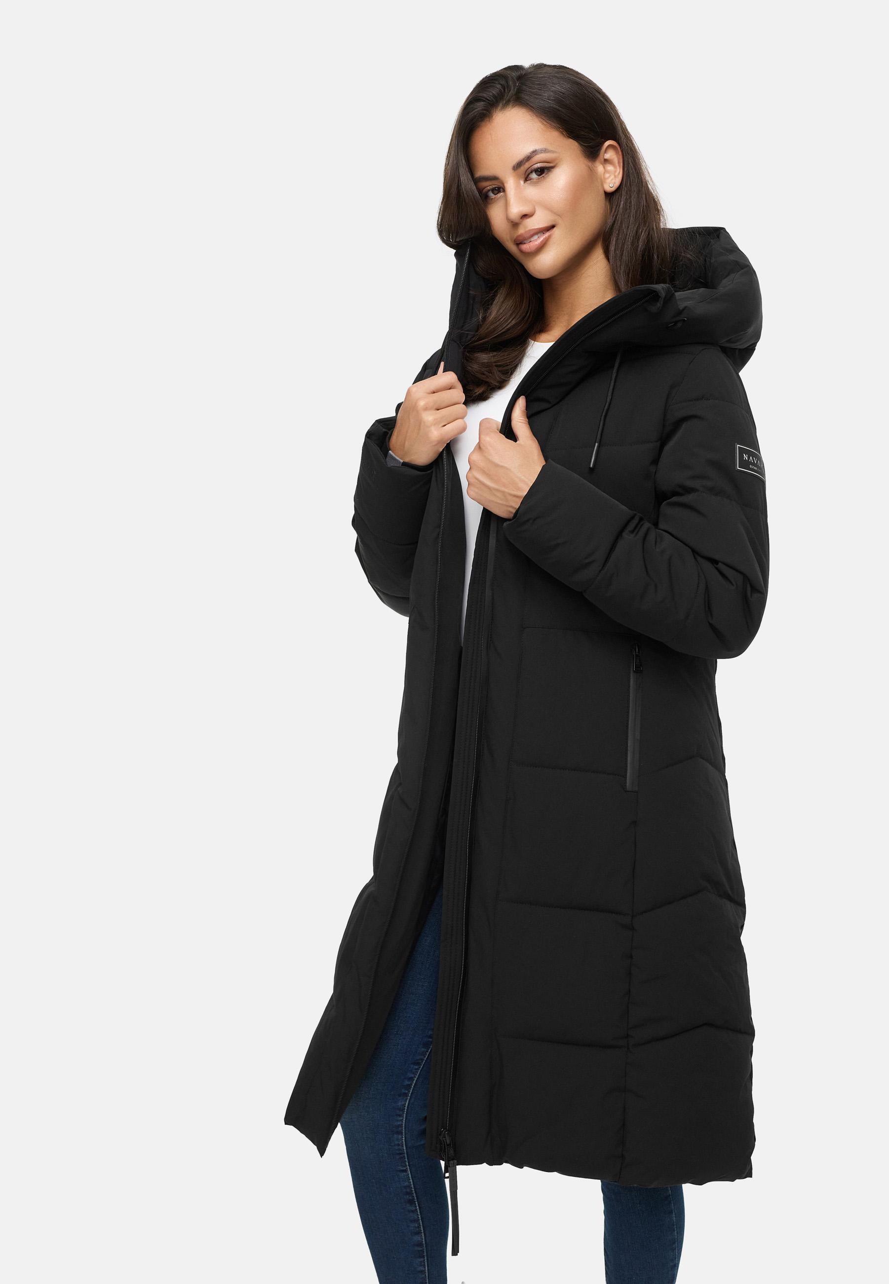 Wintermantel mit wasserdichten Reißverschlüssen "Schokokuss XIV" Black