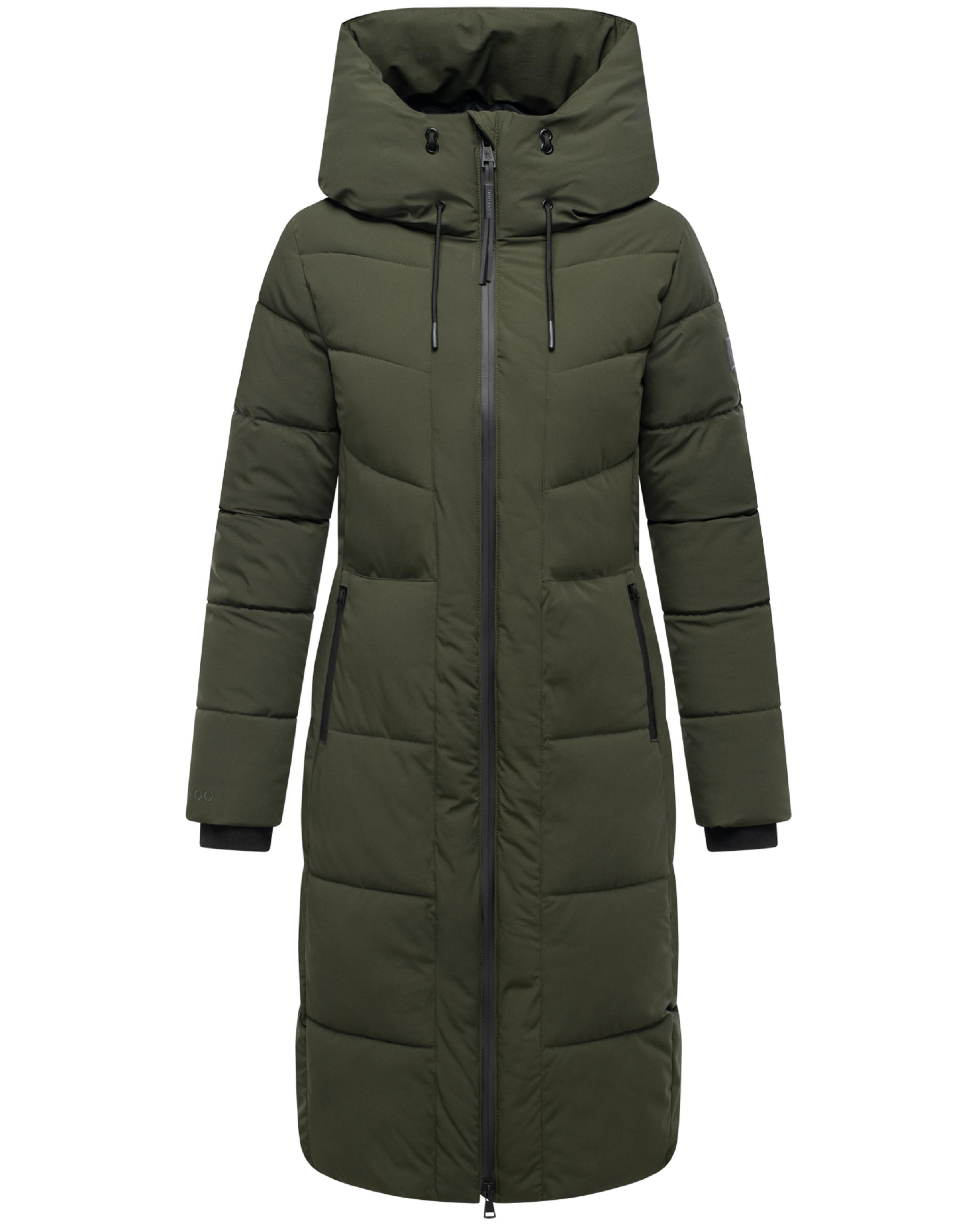 Wintermantel mit wasserdichten Reißverschlüssen "Schokokuss XIV" Dark Olive