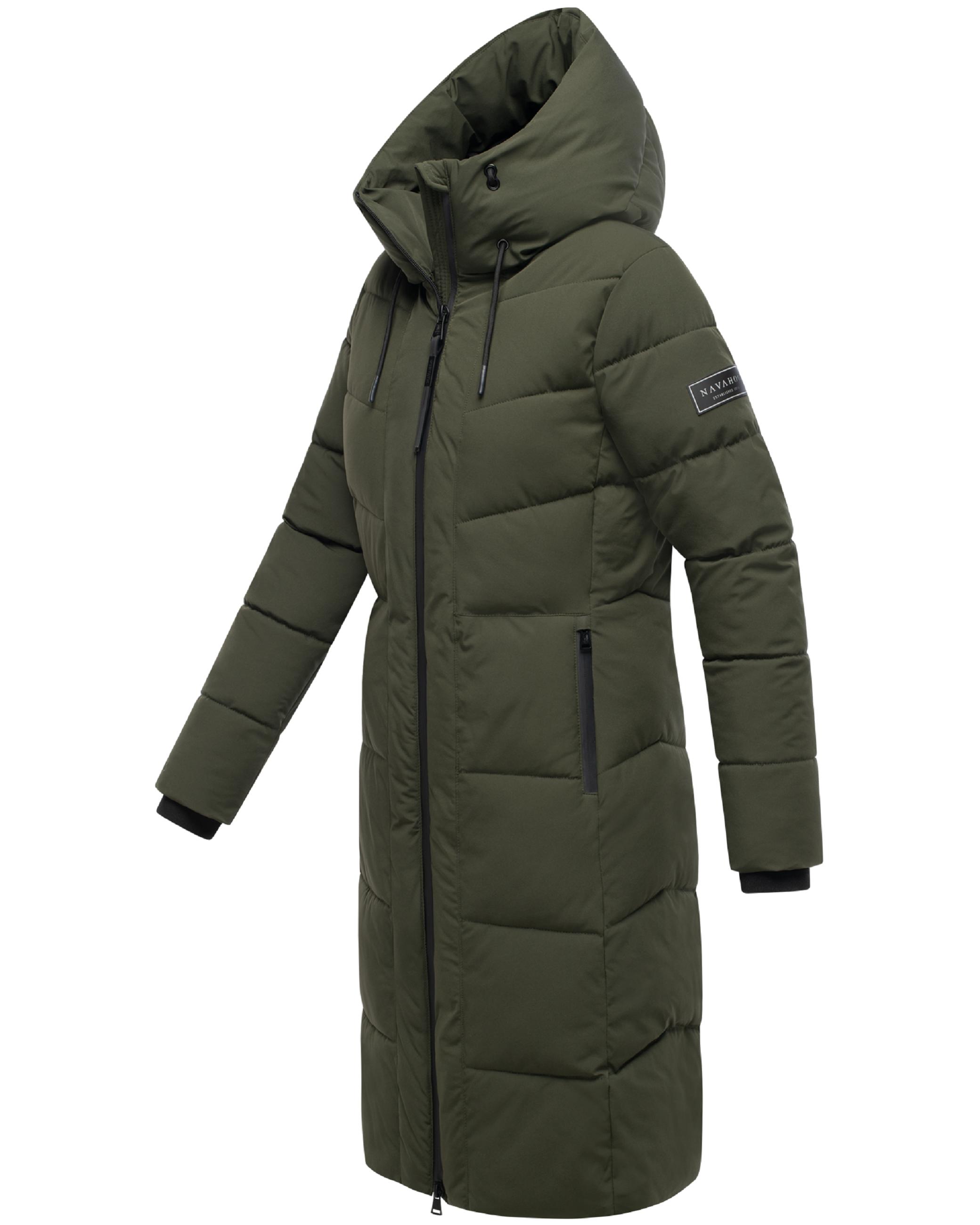 Wintermantel mit wasserdichten Reißverschlüssen "Schokokuss XIV" Dark Olive
