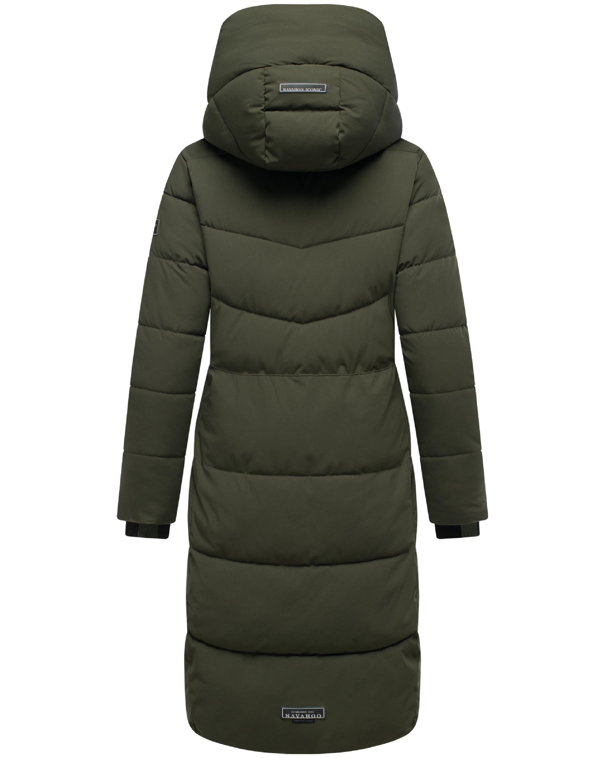 Wintermantel mit wasserdichten Reißverschlüssen "Schokokuss XIV" Dark Olive
