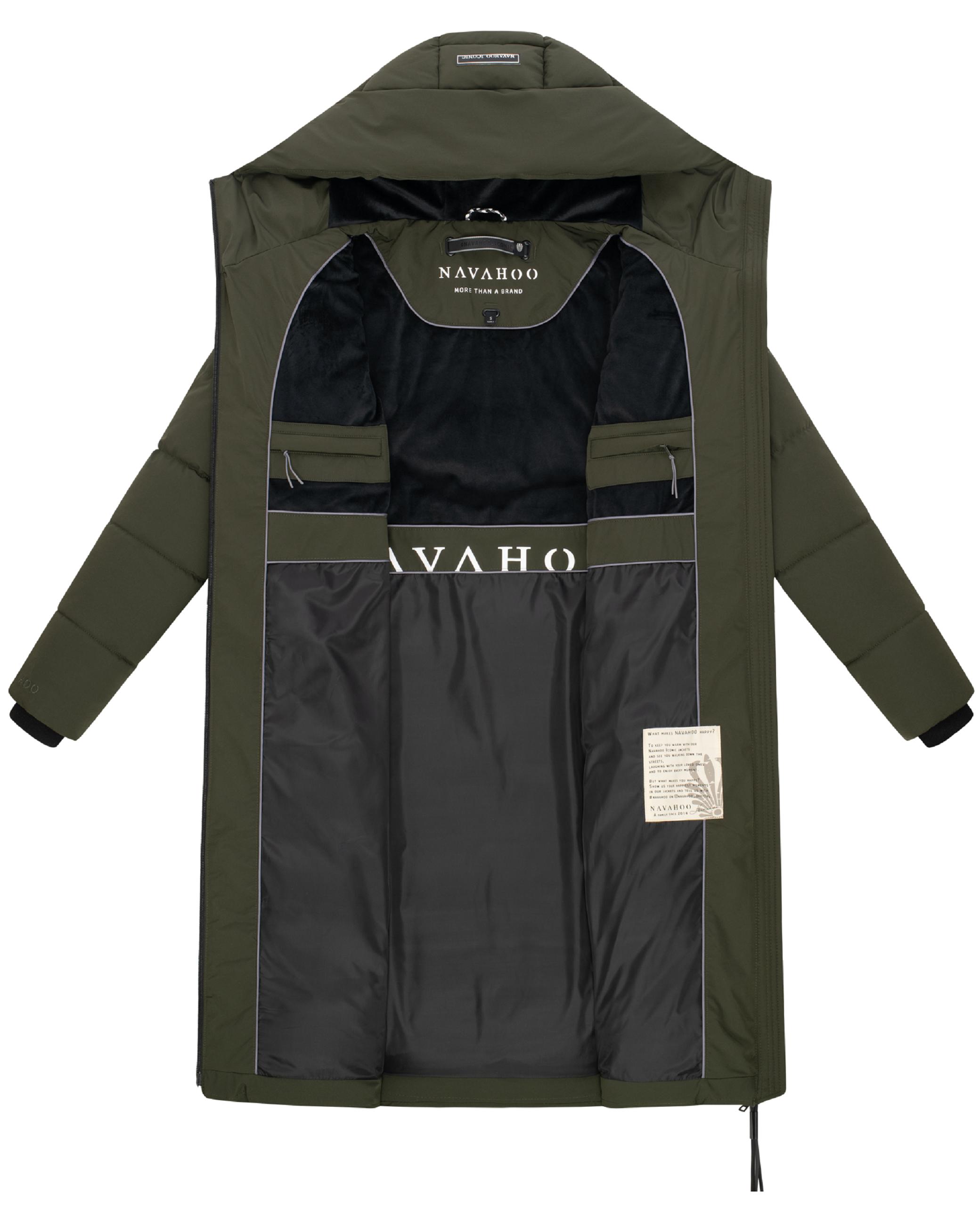 Wintermantel mit wasserdichten Reißverschlüssen "Schokokuss XIV" Dark Olive