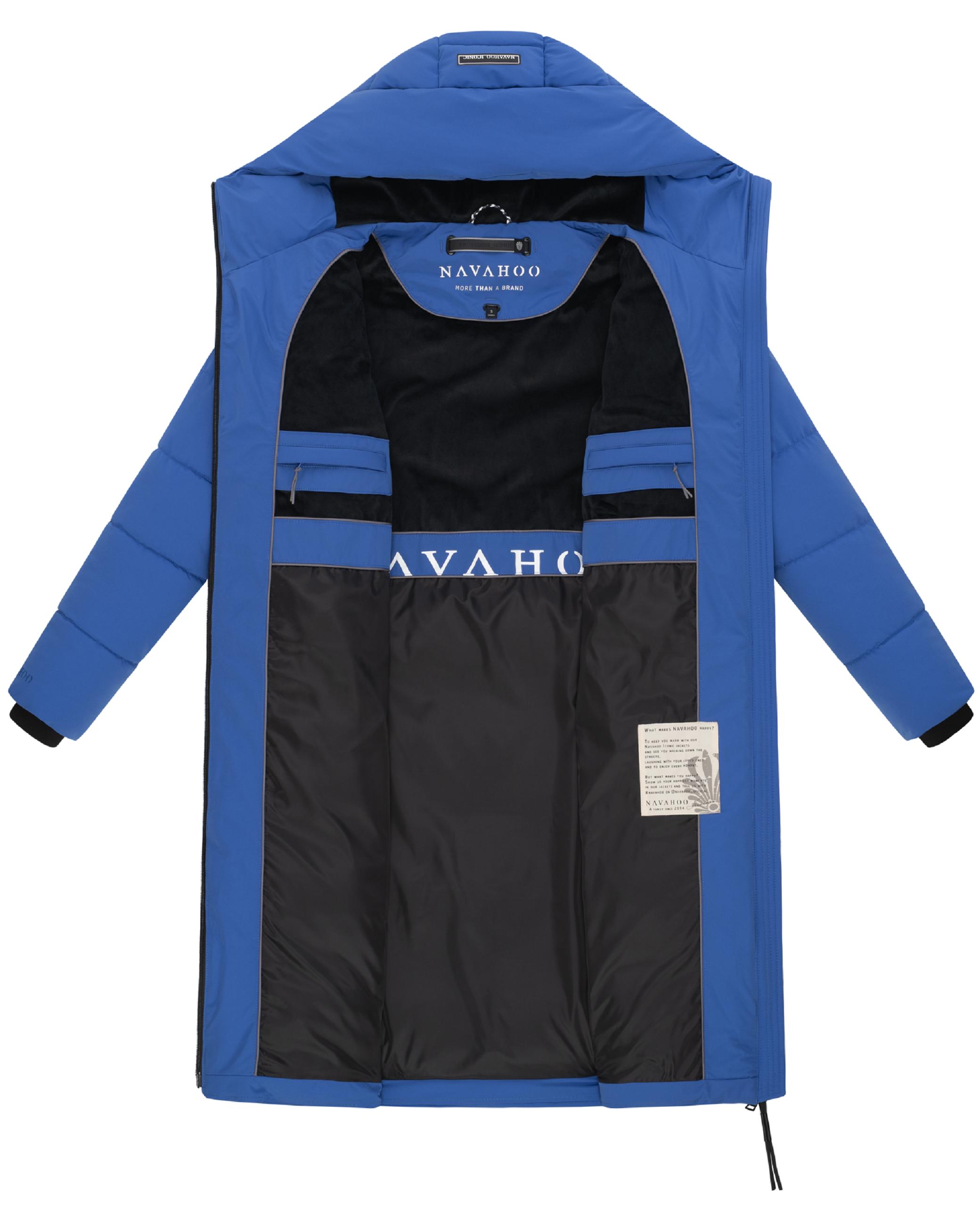 Wintermantel mit wasserdichten Reißverschlüssen "Schokokuss XIV" Galaxy Blue