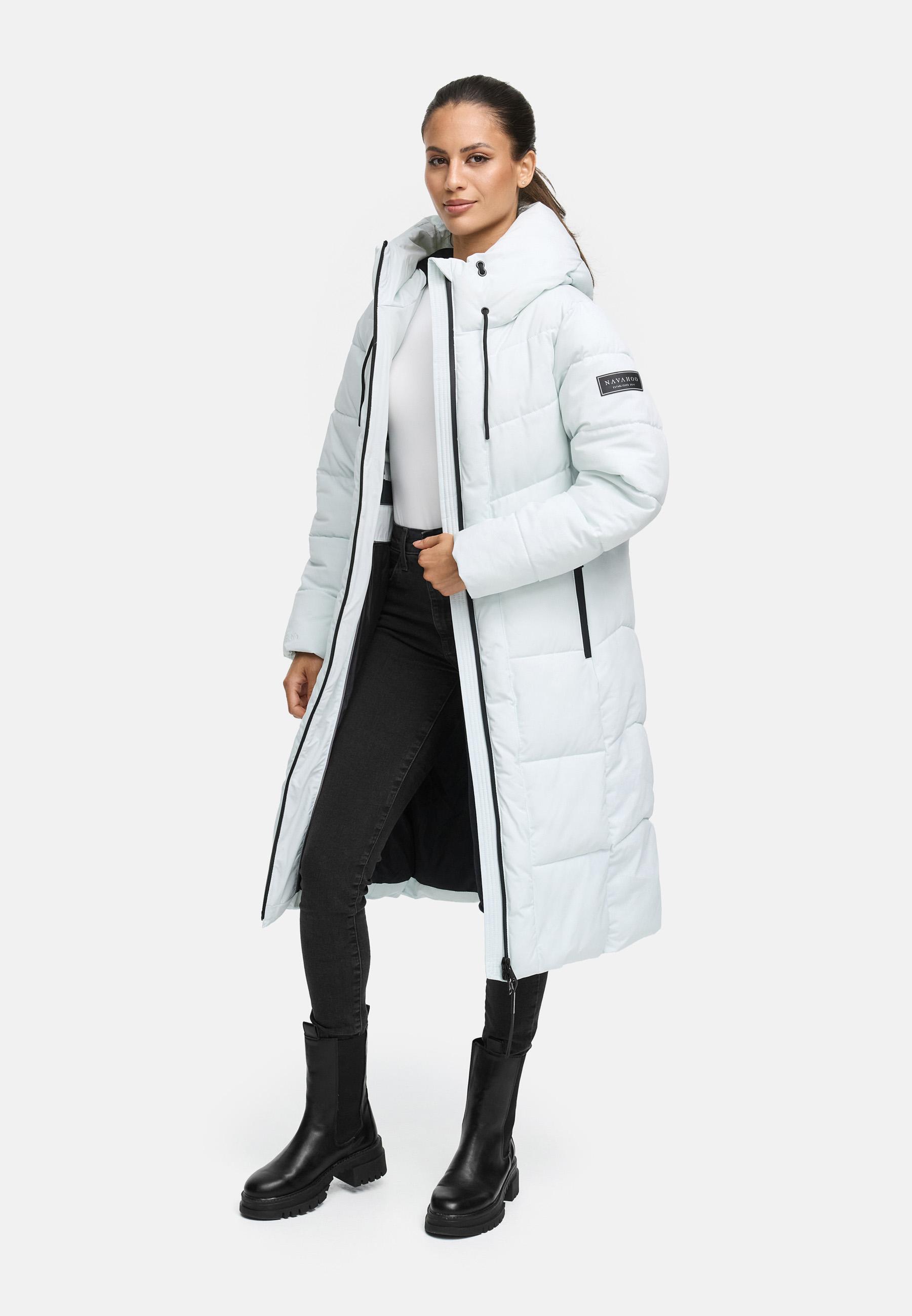 Wintermantel mit wasserdichten Reißverschlüssen "Schokokuss XIV" Ice Blue