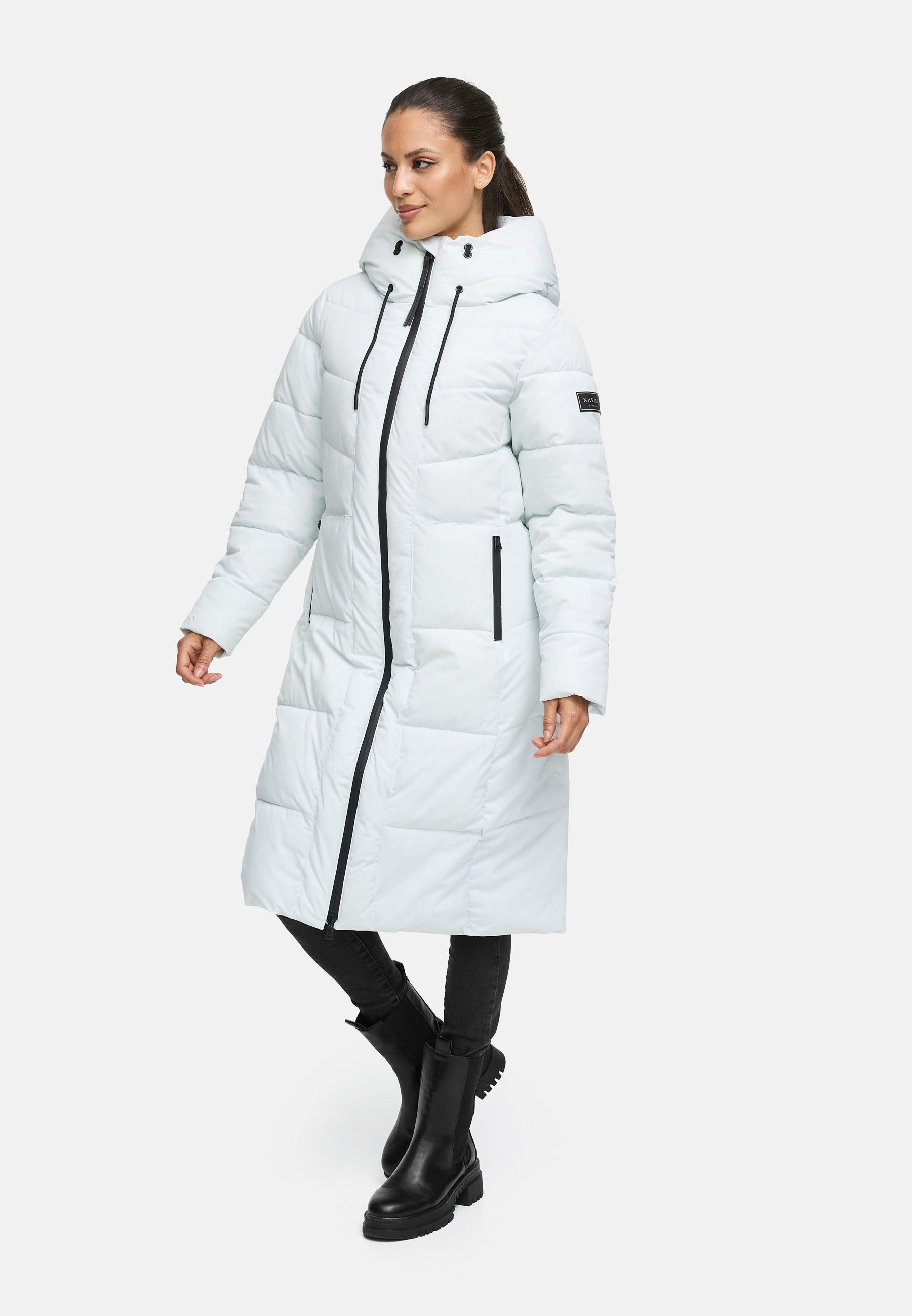 Wintermantel mit wasserdichten Reißverschlüssen "Schokokuss XIV" Ice Blue