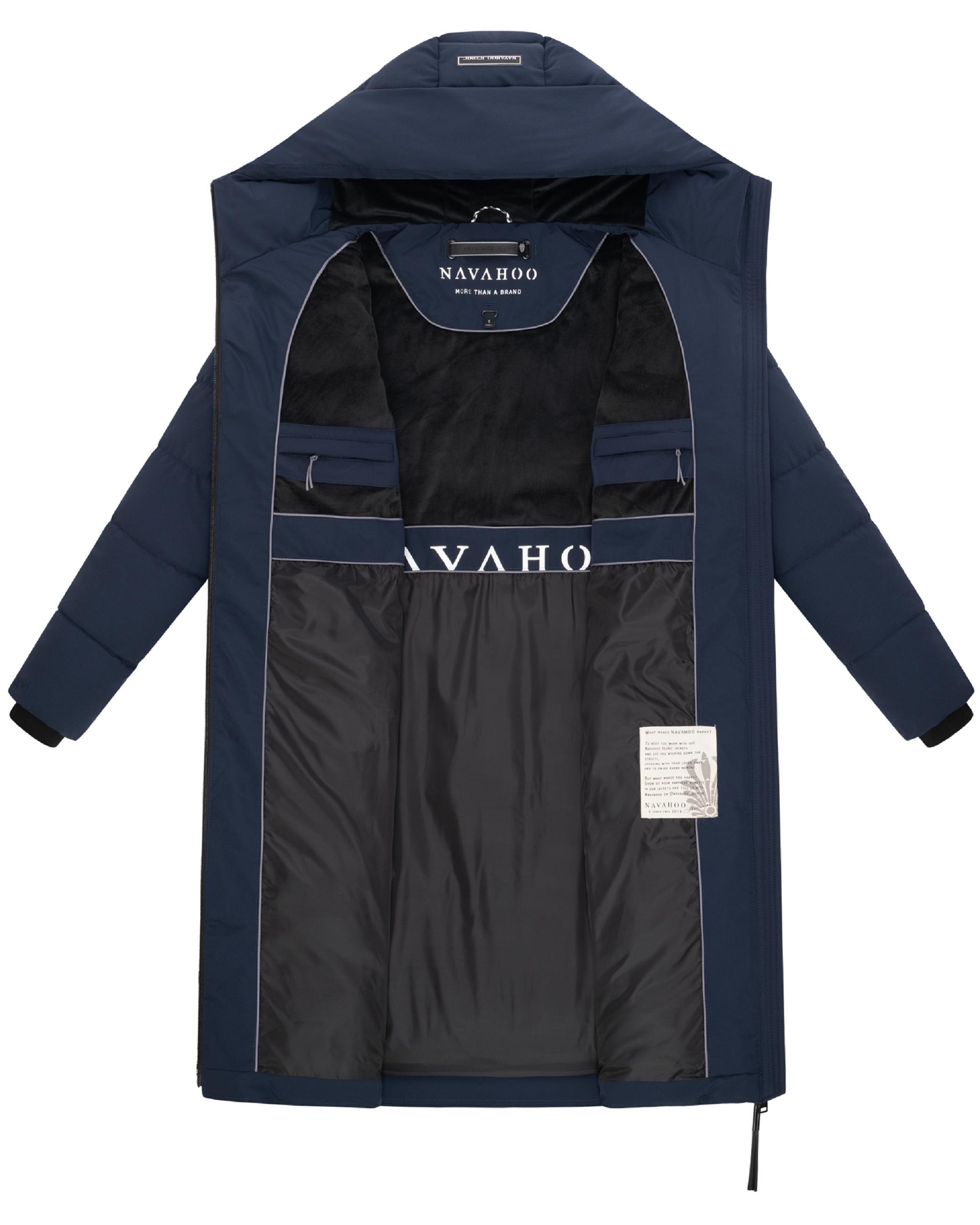 Wintermantel mit wasserdichten Reißverschlüssen "Schokokuss XIV" Navy