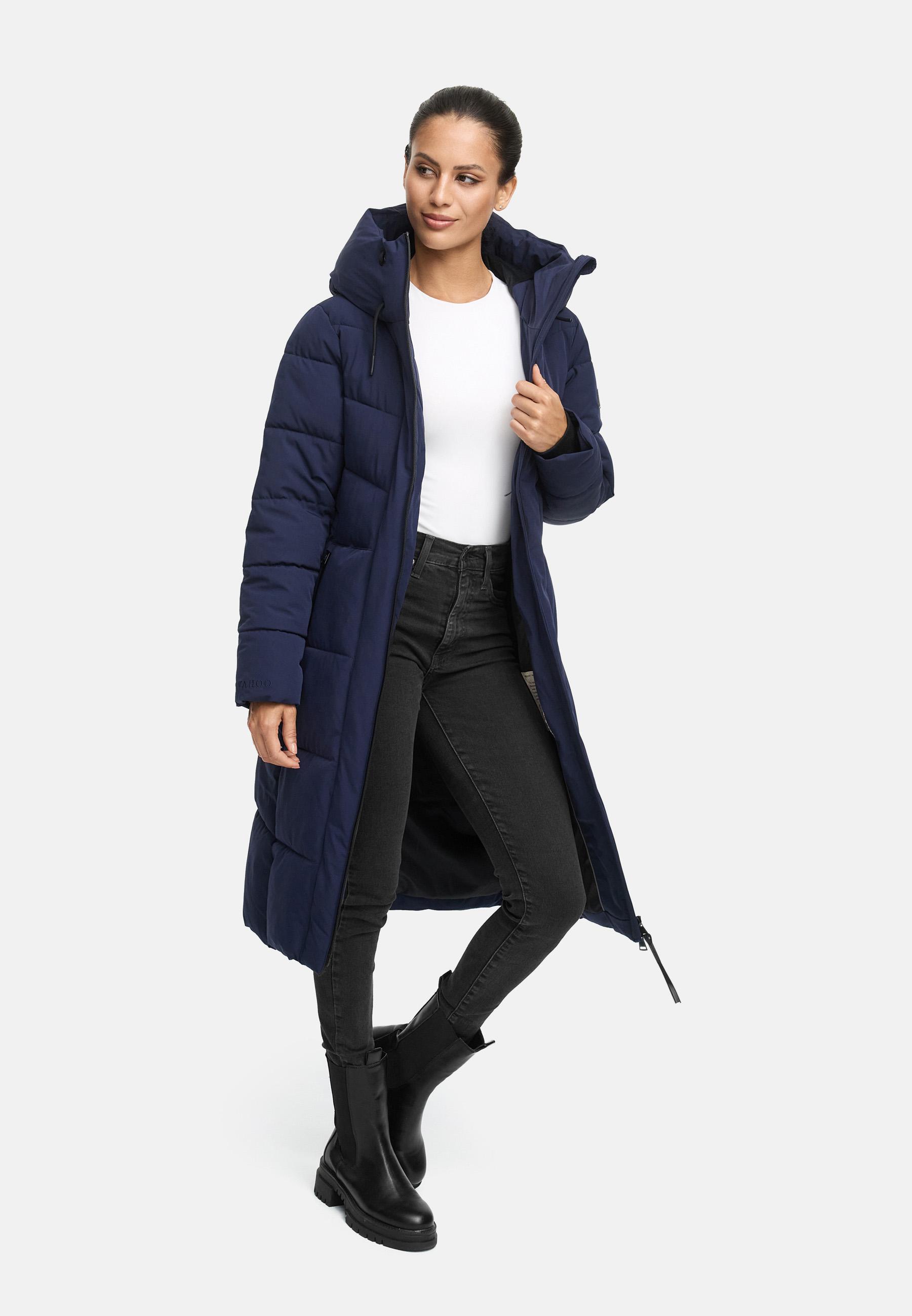 Wintermantel mit wasserdichten Reißverschlüssen "Schokokuss XIV" Navy