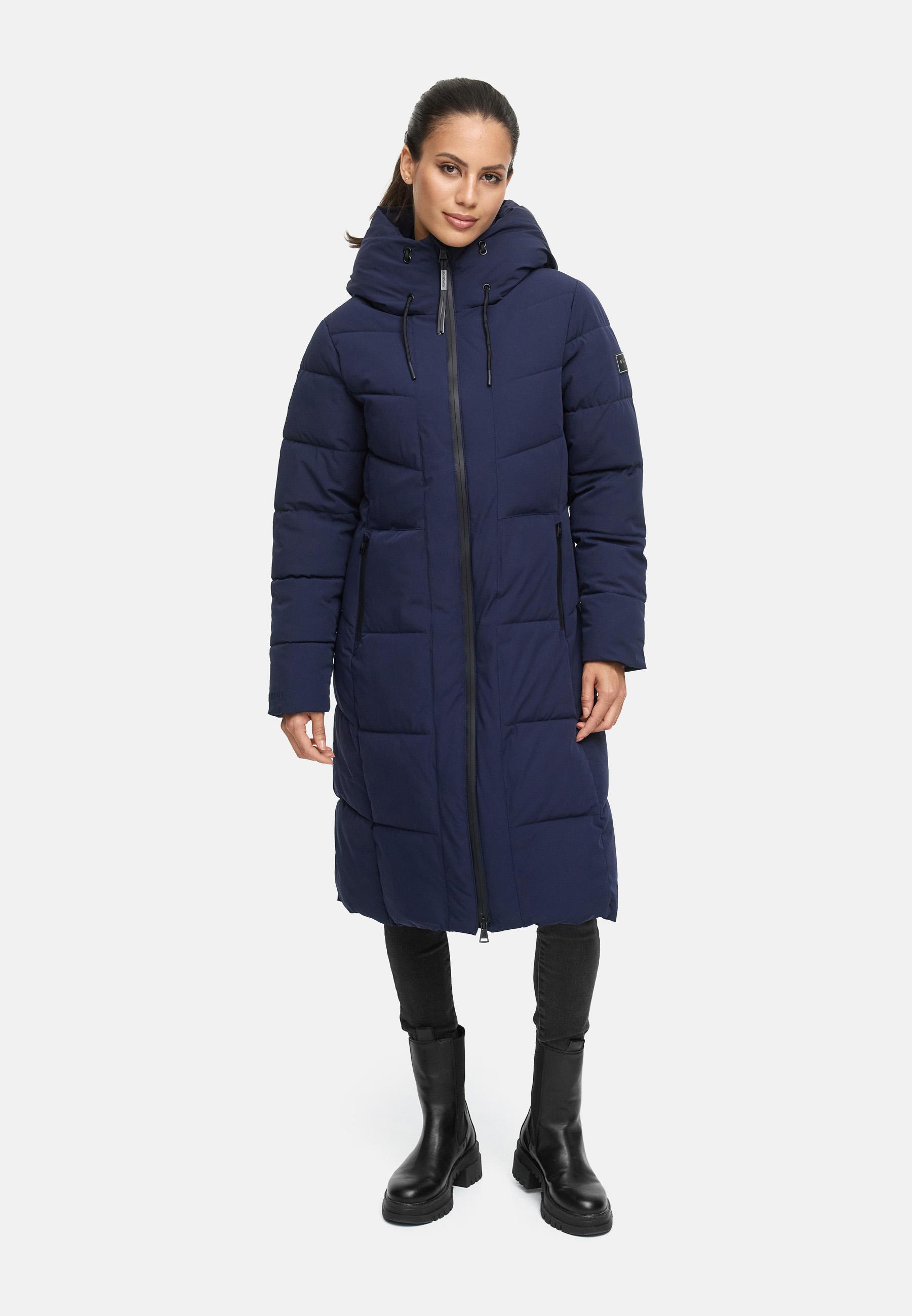 Wintermantel mit wasserdichten Reißverschlüssen "Schokokuss XIV" Navy