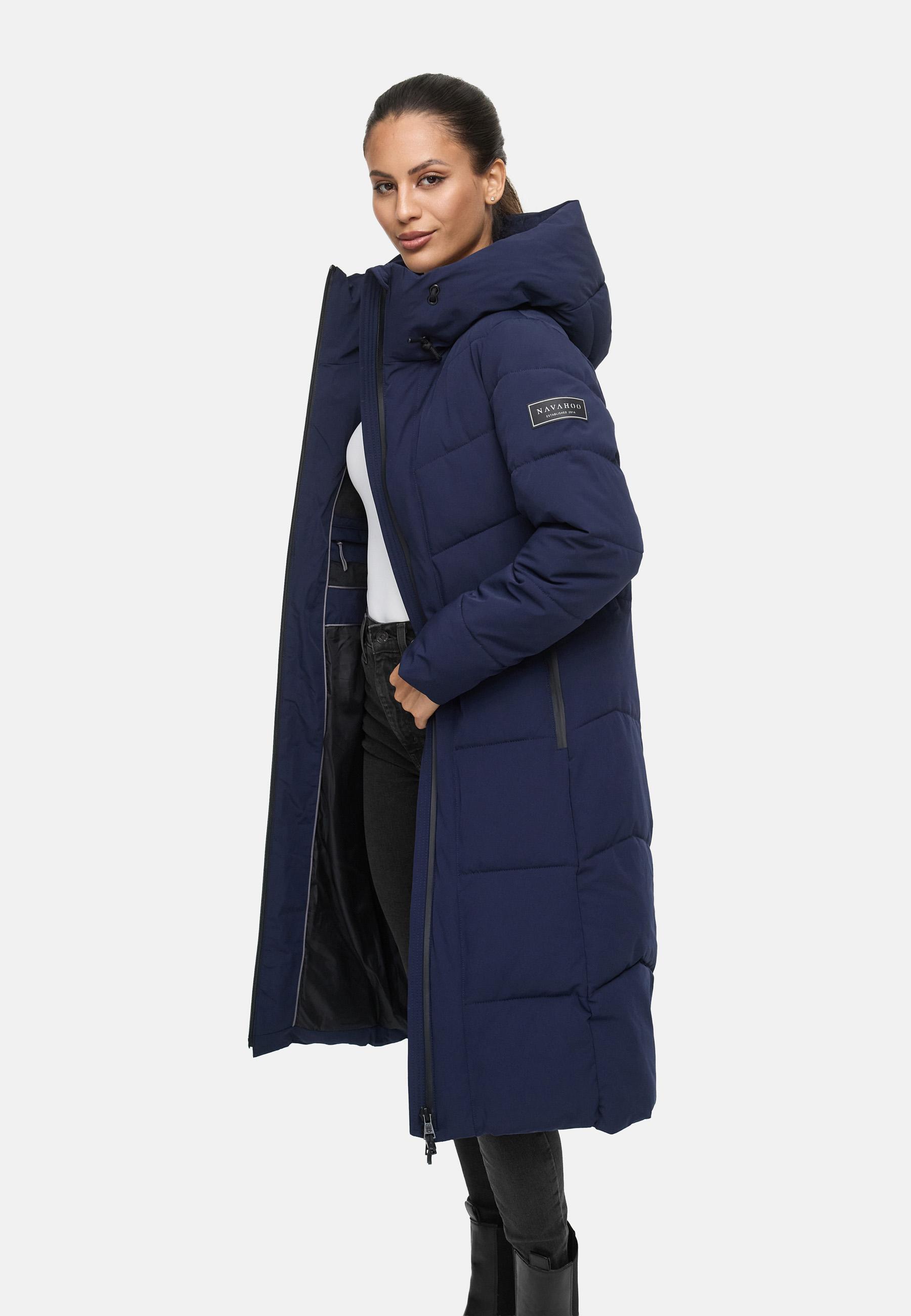 Wintermantel mit wasserdichten Reißverschlüssen "Schokokuss XIV" Navy