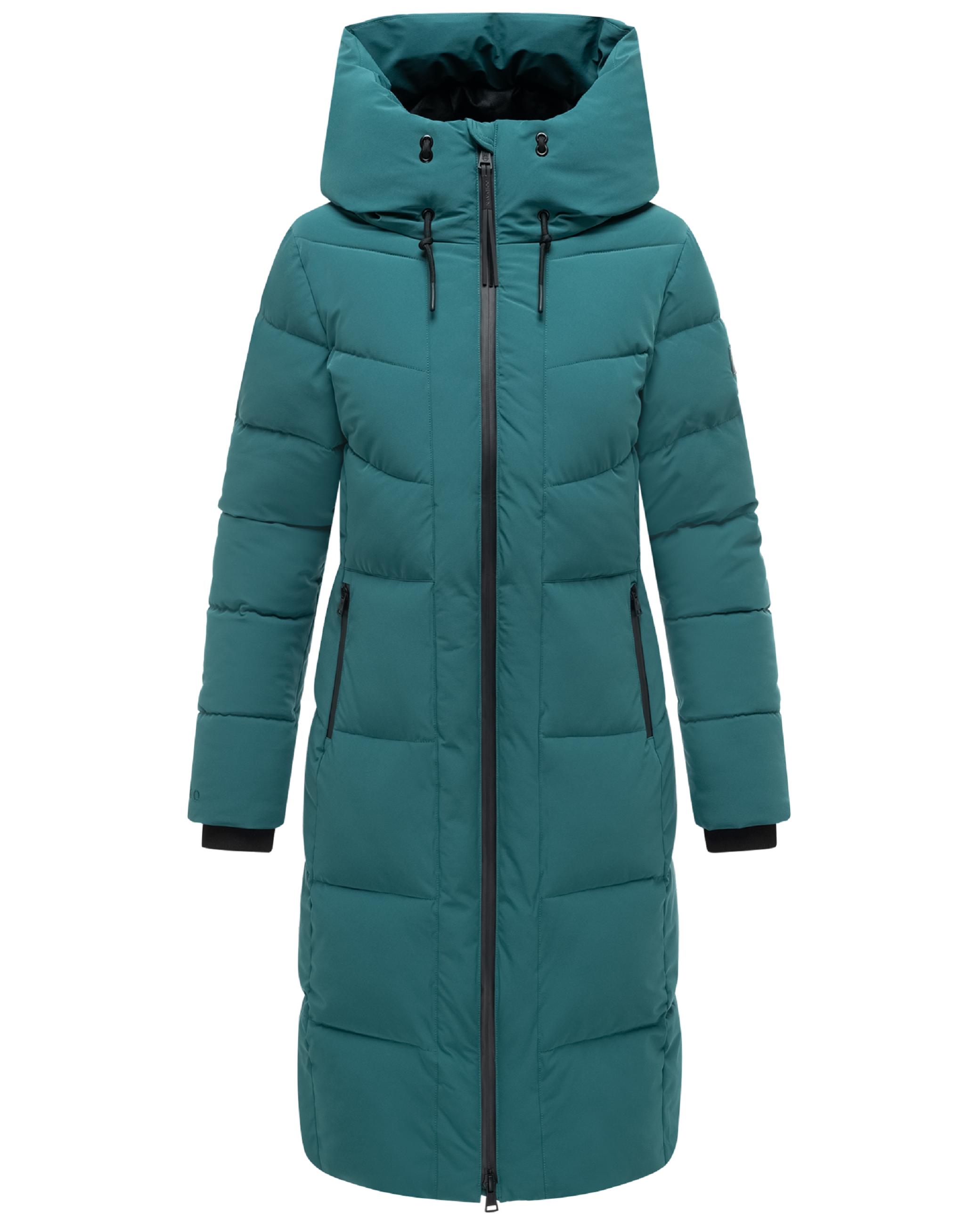 Wintermantel mit wasserdichten Reißverschlüssen "Schokokuss XIV" Ocean Green