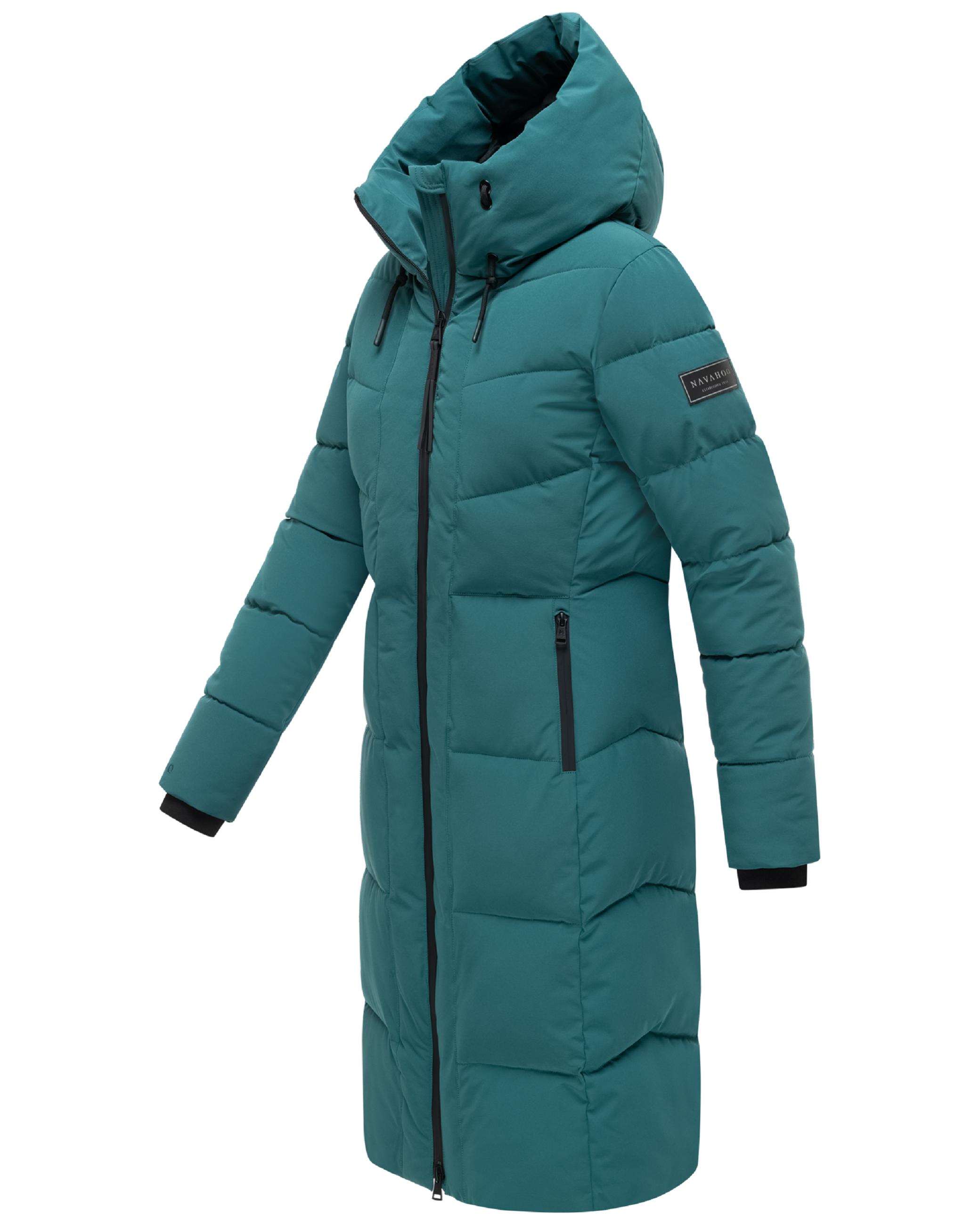 Wintermantel mit wasserdichten Reißverschlüssen "Schokokuss XIV" Ocean Green