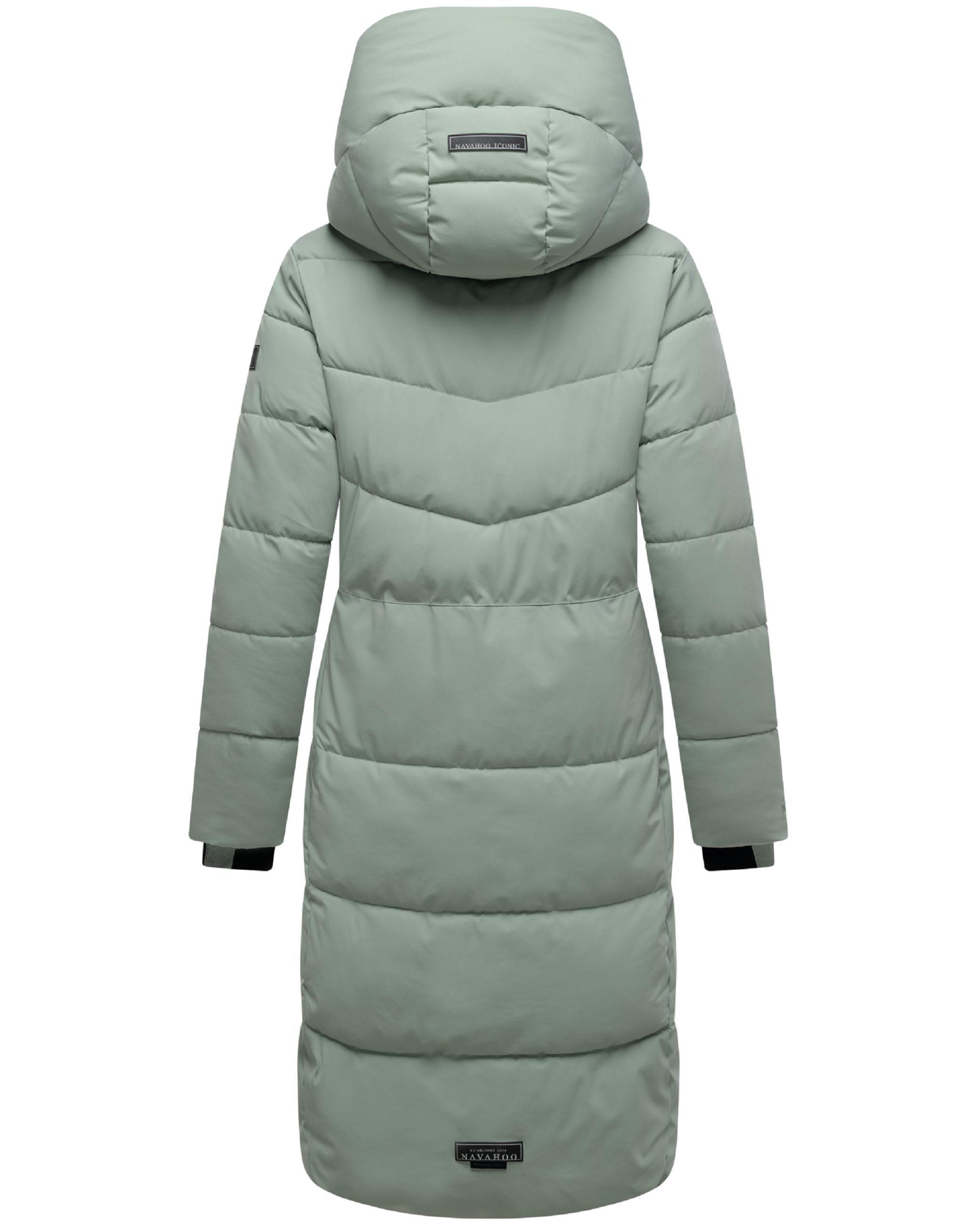 Wintermantel mit wasserdichten Reißverschlüssen "Schokokuss XIV" Smokey Mint