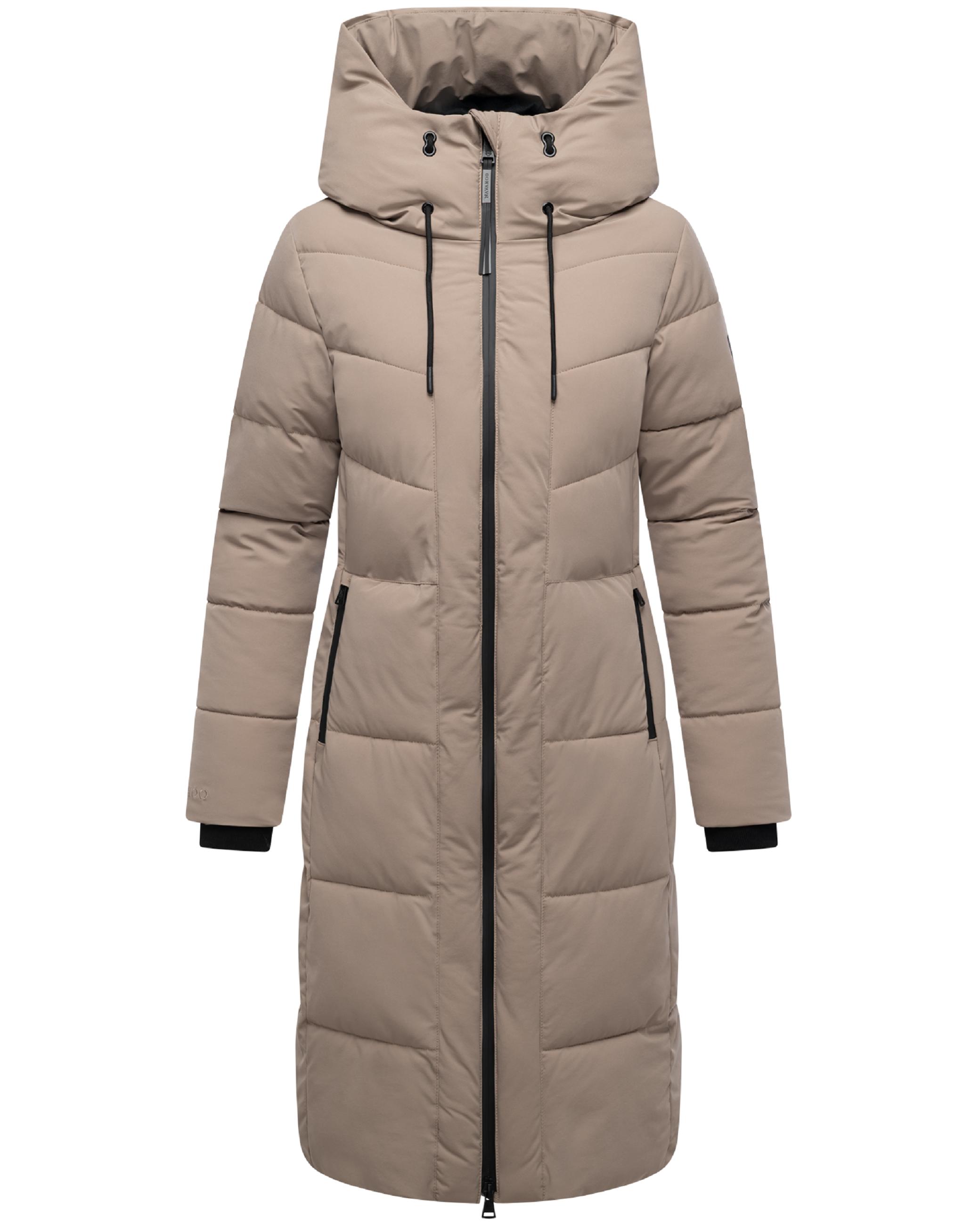 Wintermantel mit wasserdichten Reißverschlüssen "Schokokuss XIV" Taupe Grey