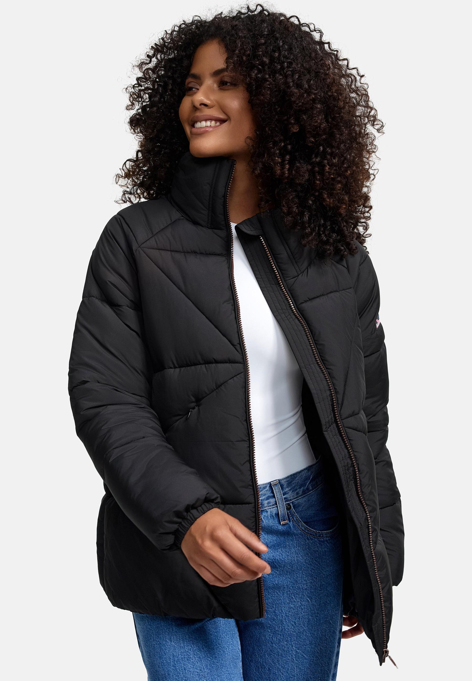 Oversized Winter Steppjacke "Schokolinaa 14" Black