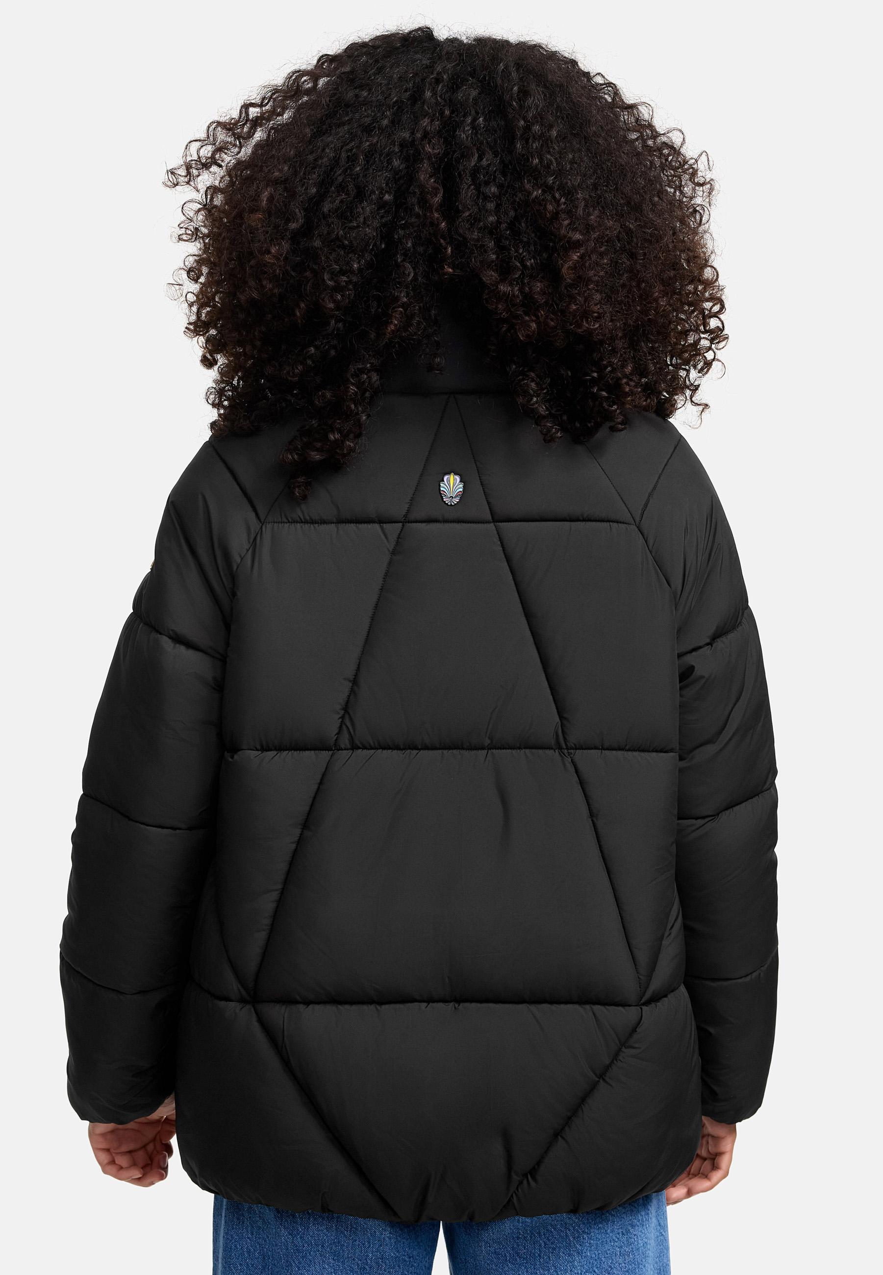 Oversized Winter Steppjacke "Schokolinaa 14" Black