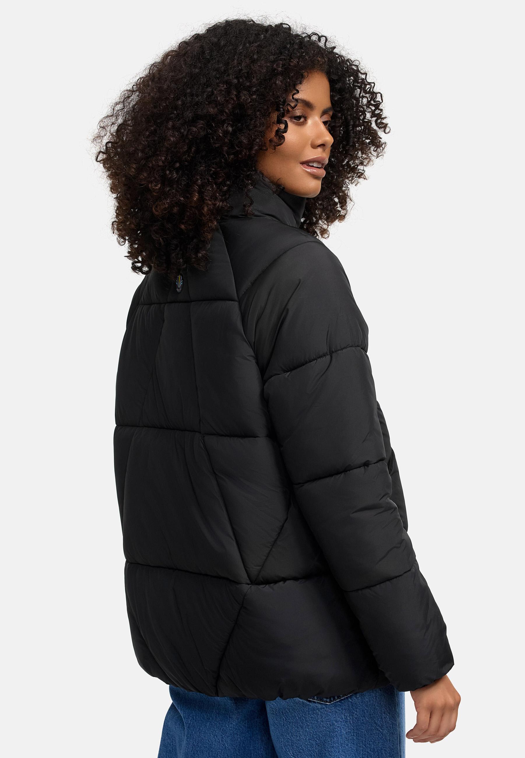 Oversized Winter Steppjacke "Schokolinaa 14" Black