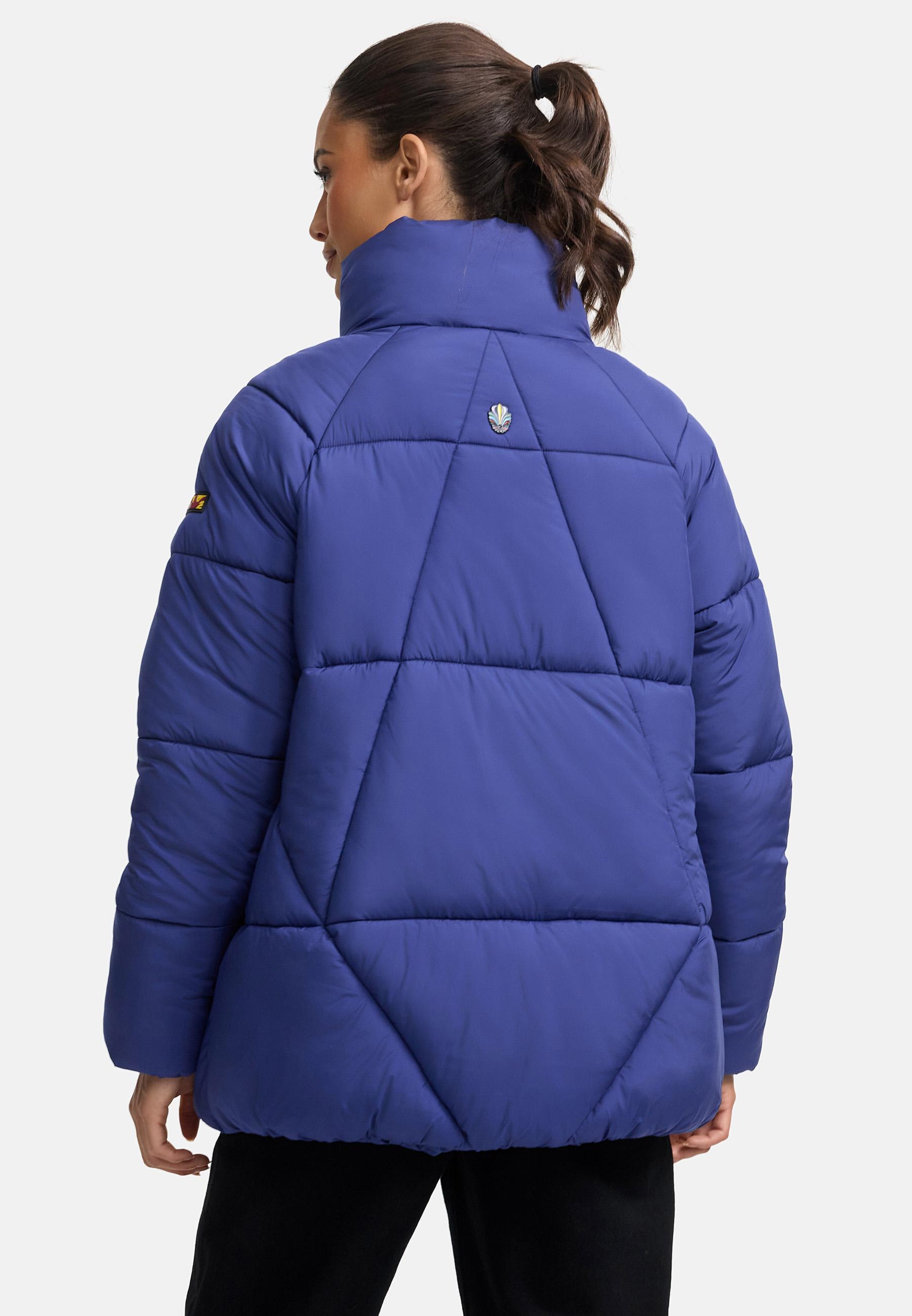 Oversized Winter Steppjacke "Schokolinaa 14" Blue Violet