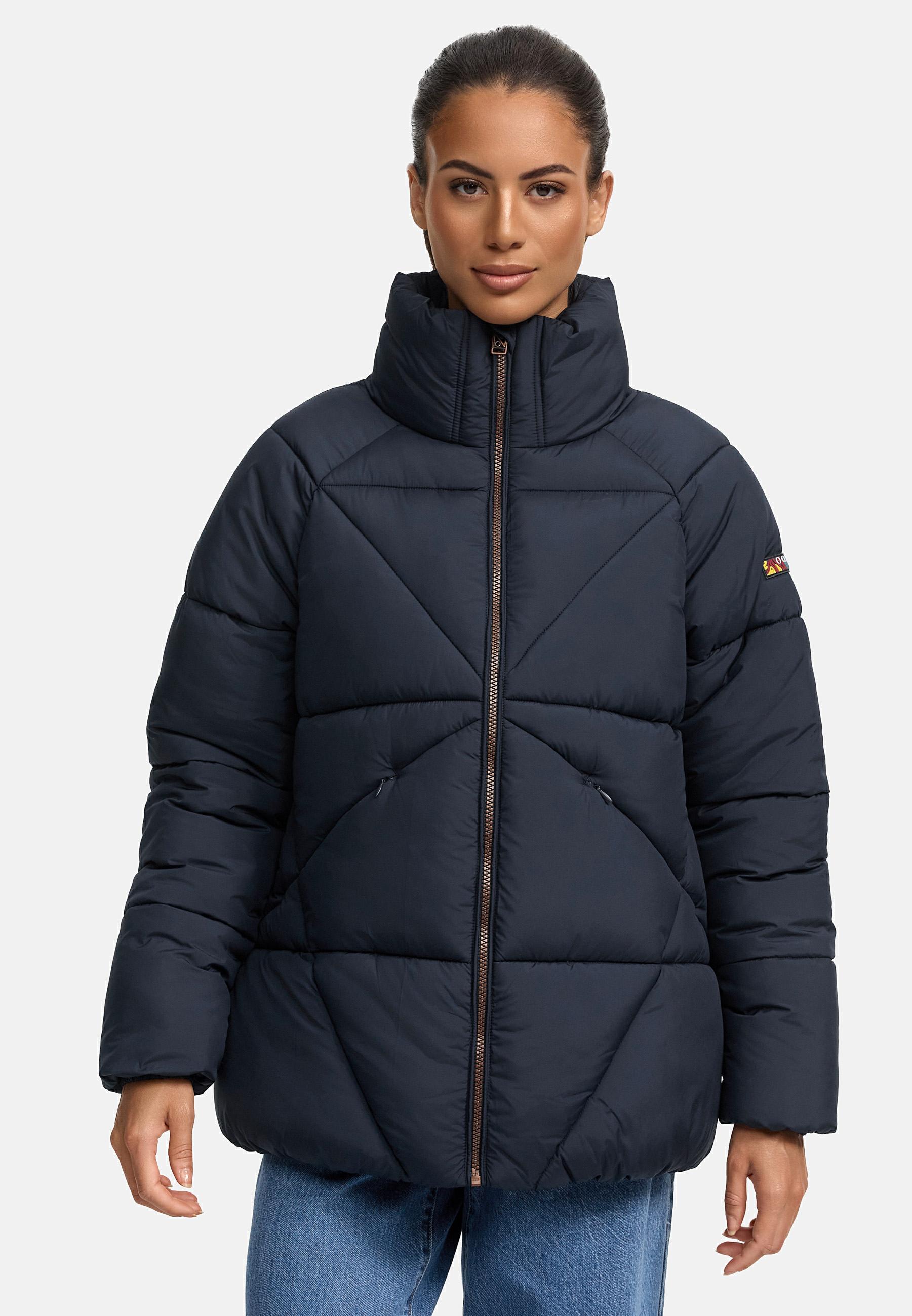 Oversized Winter Steppjacke "Schokolinaa 14" Navy