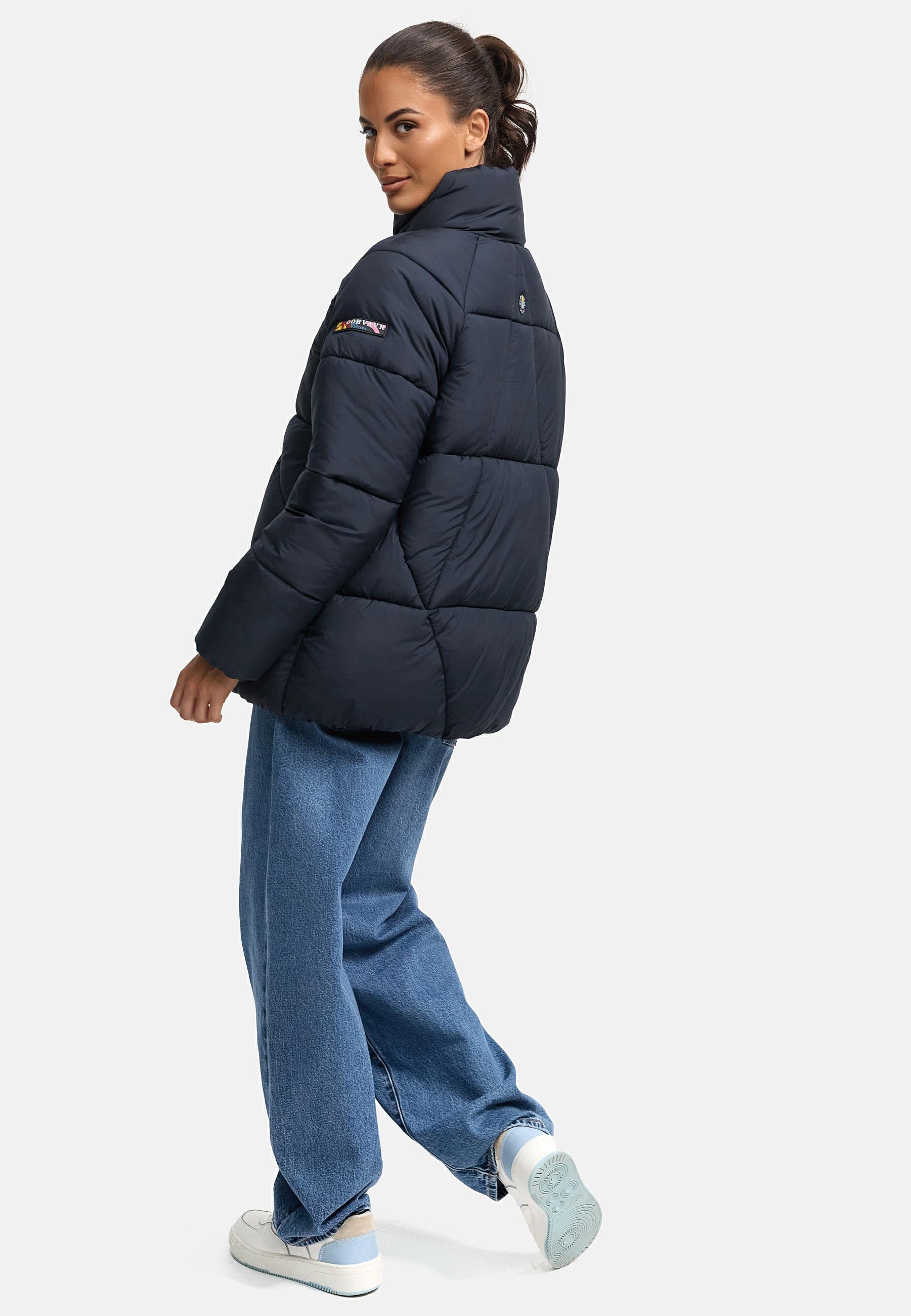 Oversized Winter Steppjacke "Schokolinaa 14" Navy