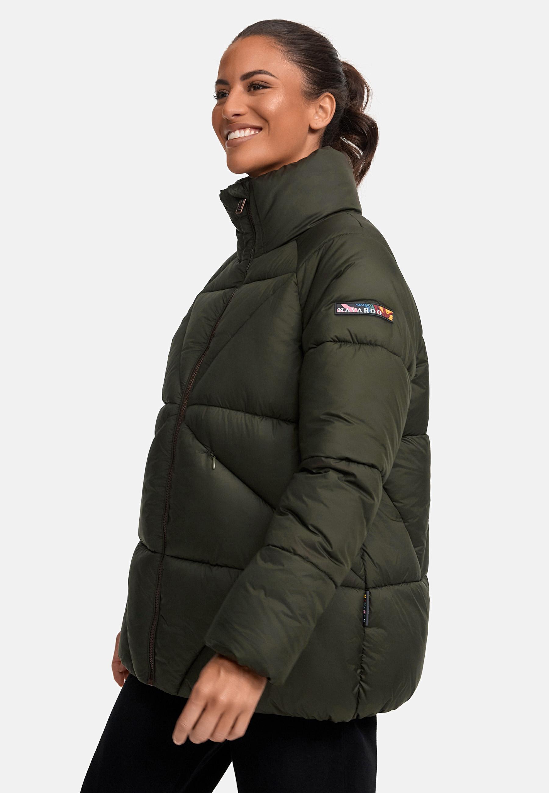 Oversized Winter Steppjacke "Schokolinaa 14" Olive