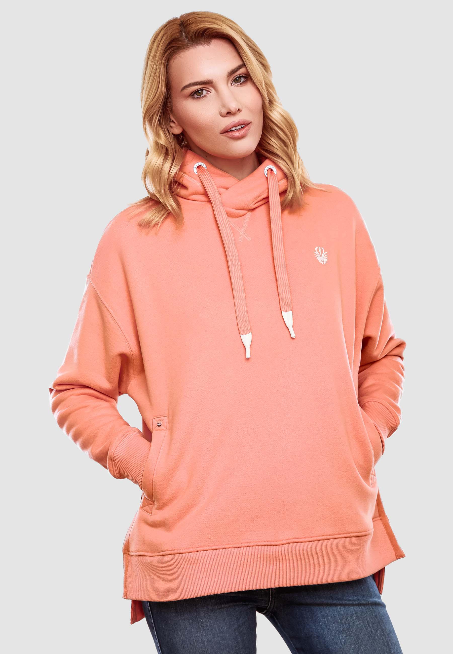 Weicher Oversize Hoodie "Silberengelchen" Apricot