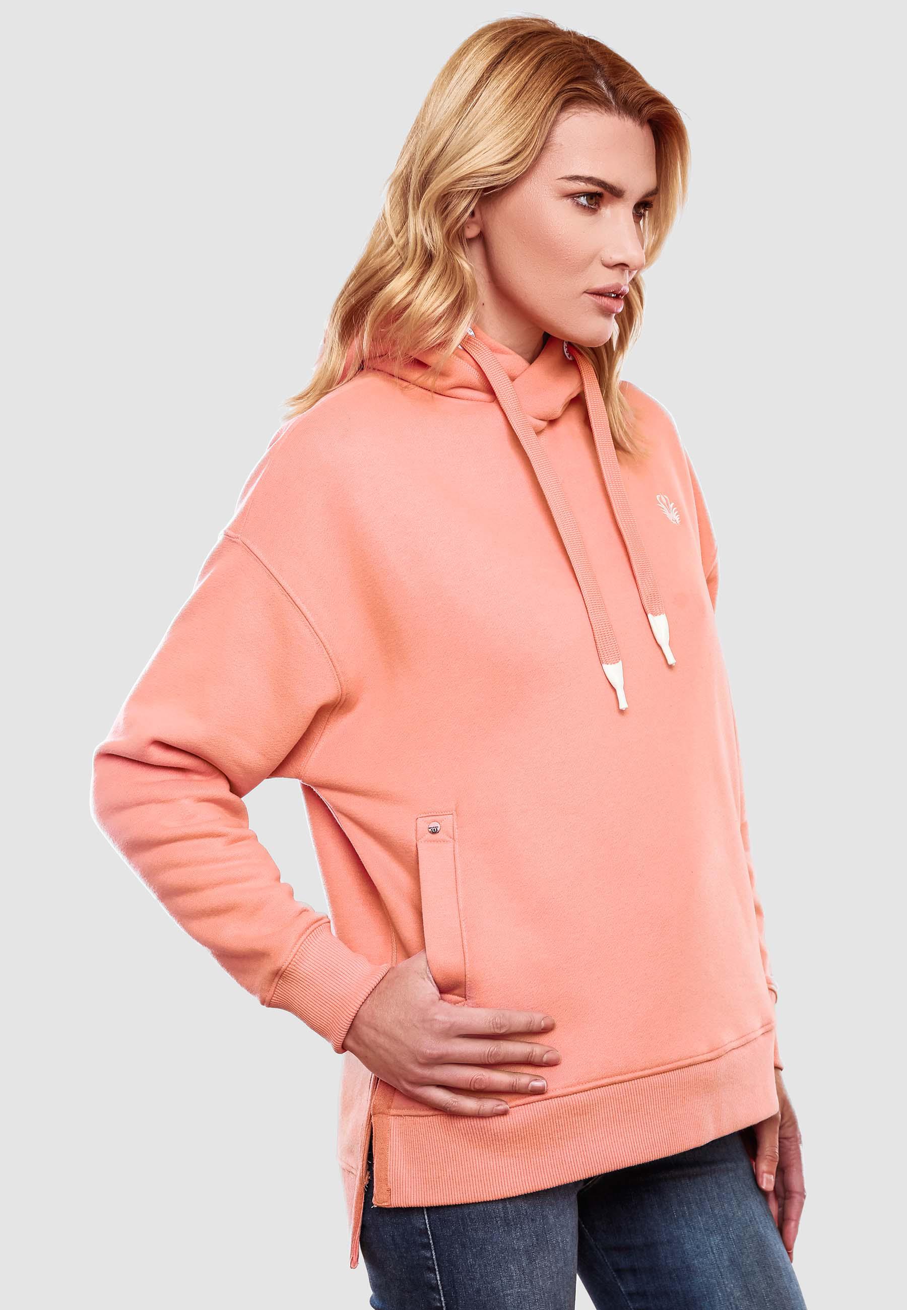 Weicher Oversize Hoodie "Silberengelchen" Apricot