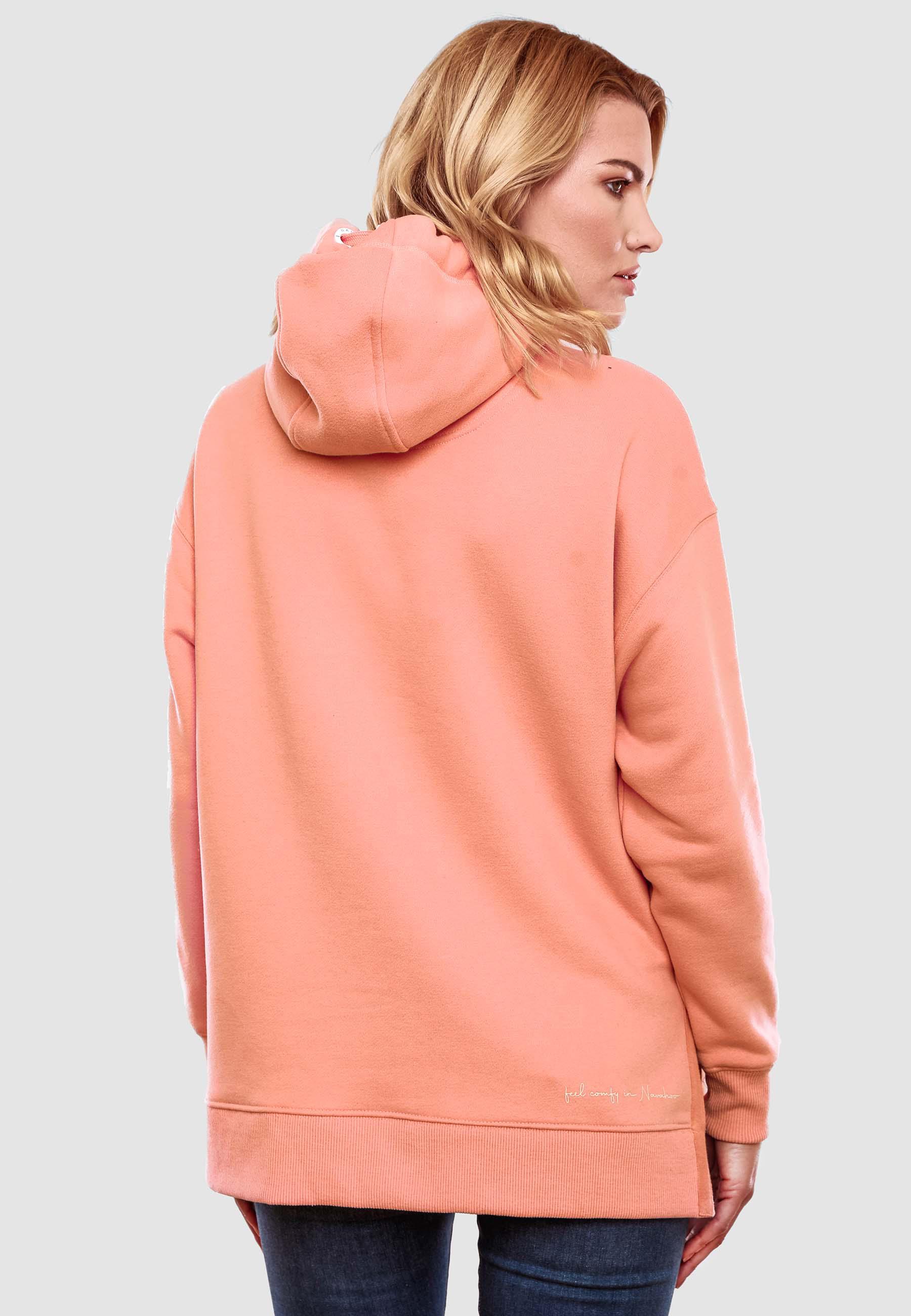 Weicher Oversize Hoodie "Silberengelchen" Apricot