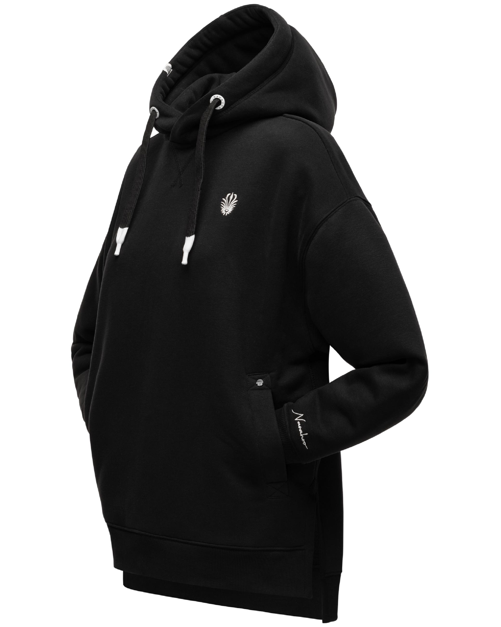 Weicher Oversize Hoodie "Silberengelchen" Black