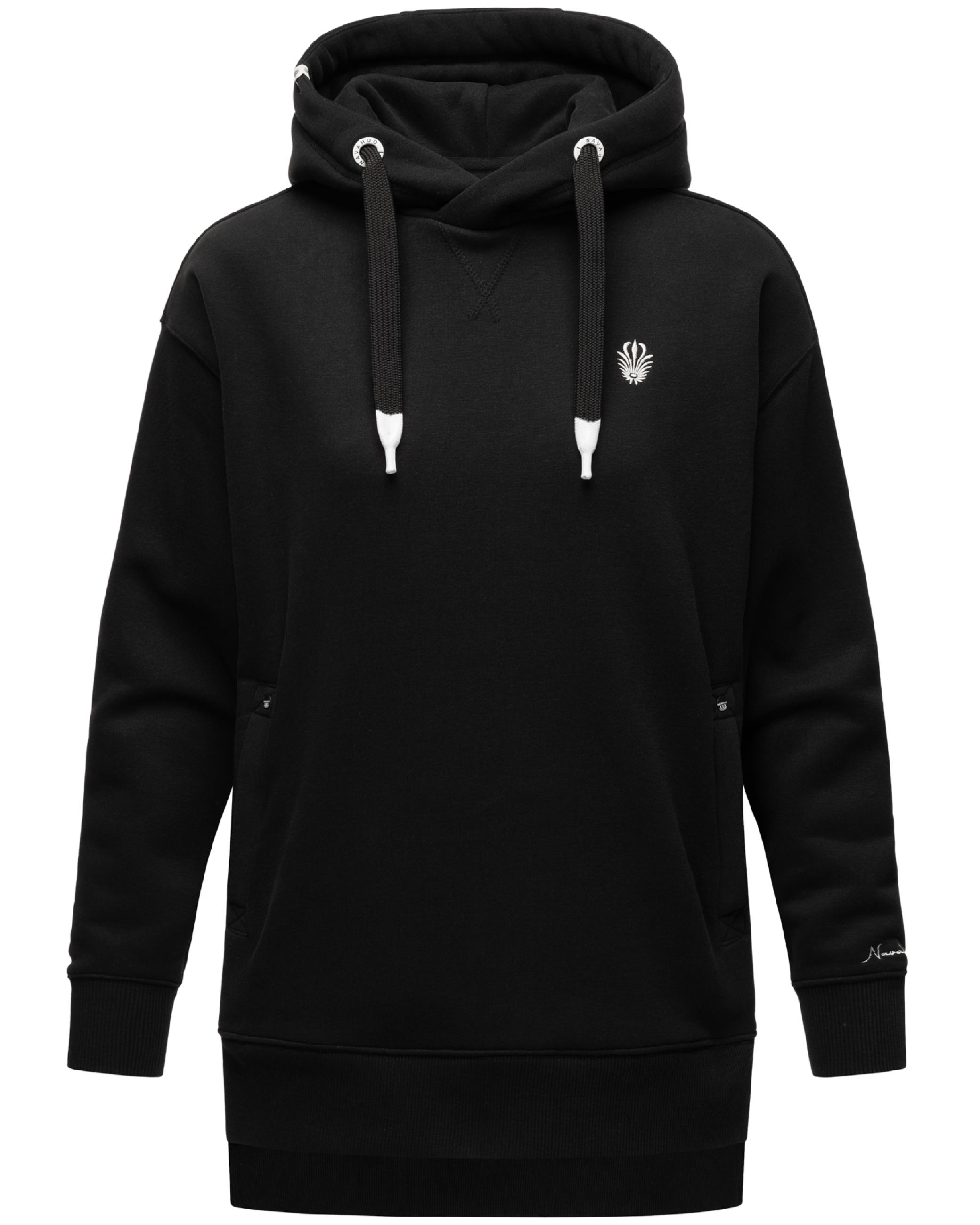 Weicher Oversize Hoodie "Silberengelchen" Black