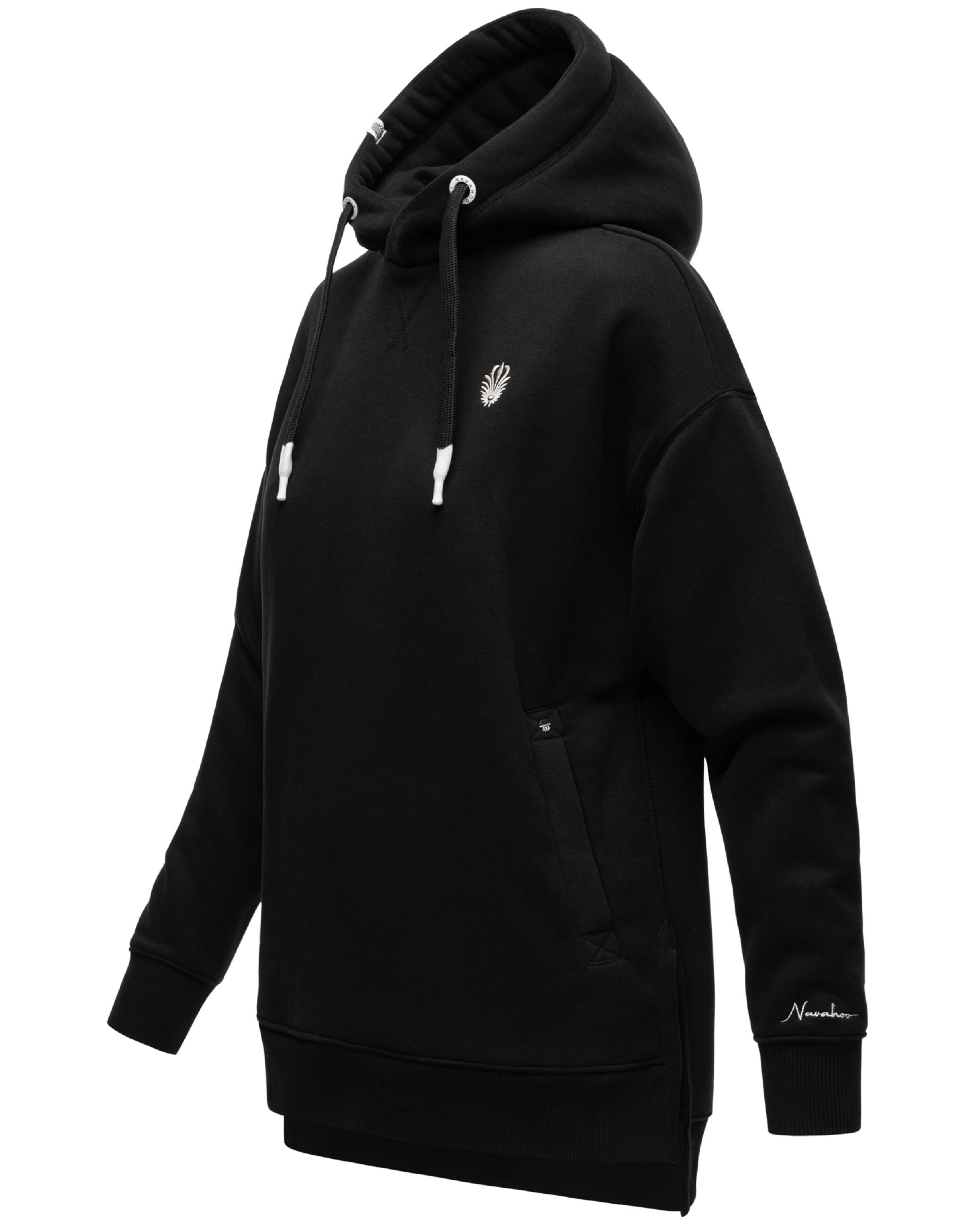 Weicher Oversize Hoodie "Silberengelchen" Black