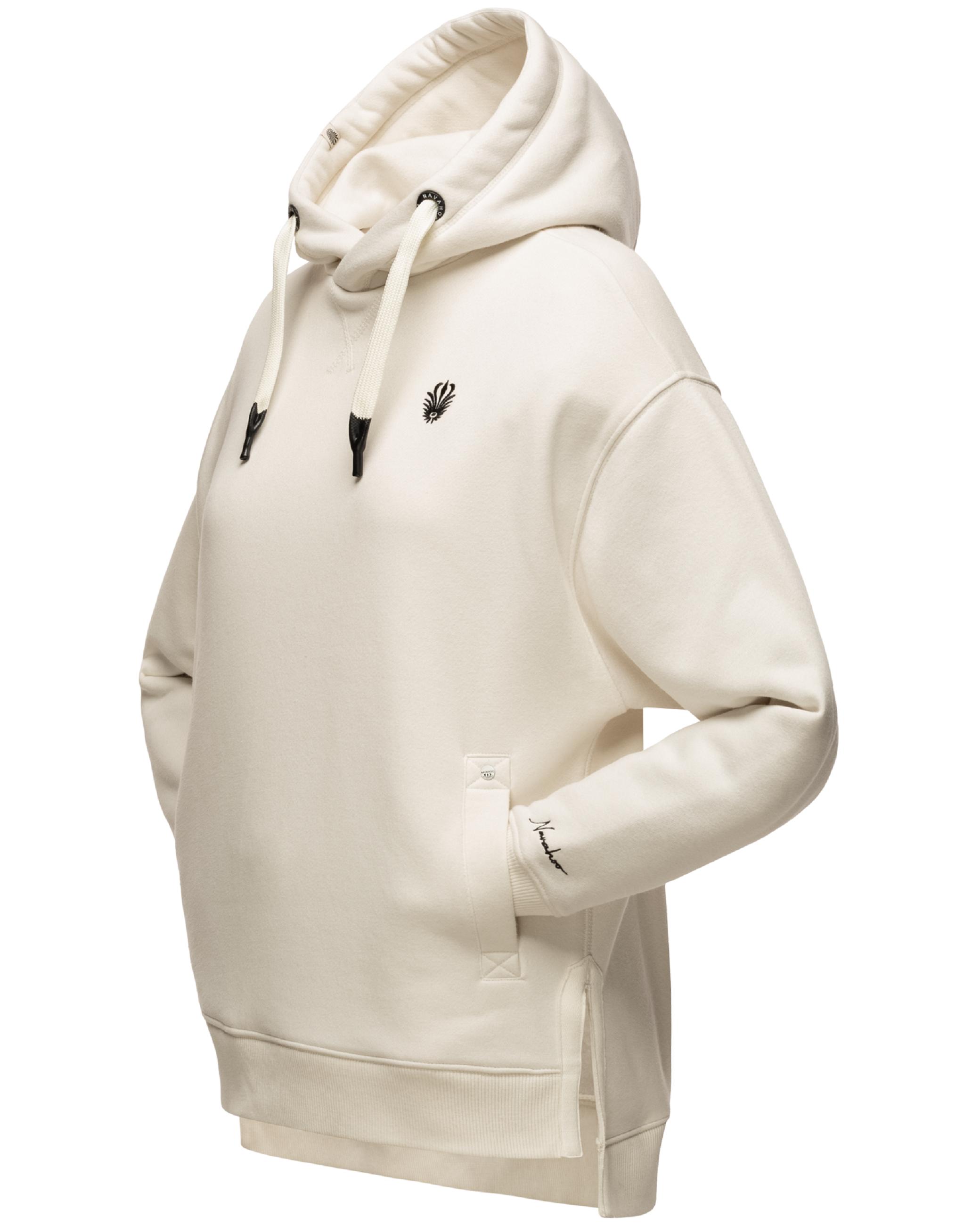 Weicher Oversize Hoodie "Silberengelchen" Offwhite