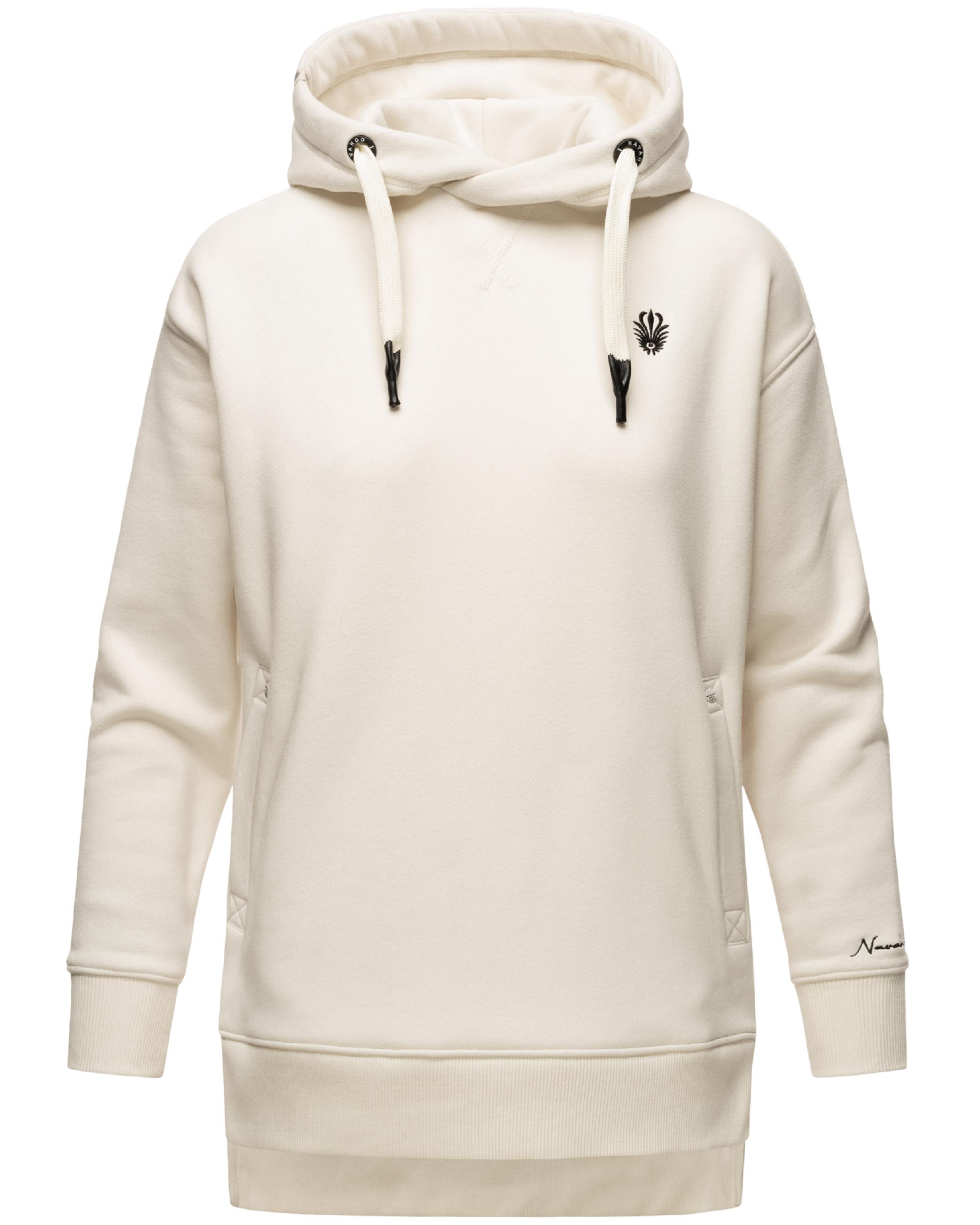 Weicher Oversize Hoodie "Silberengelchen" Offwhite