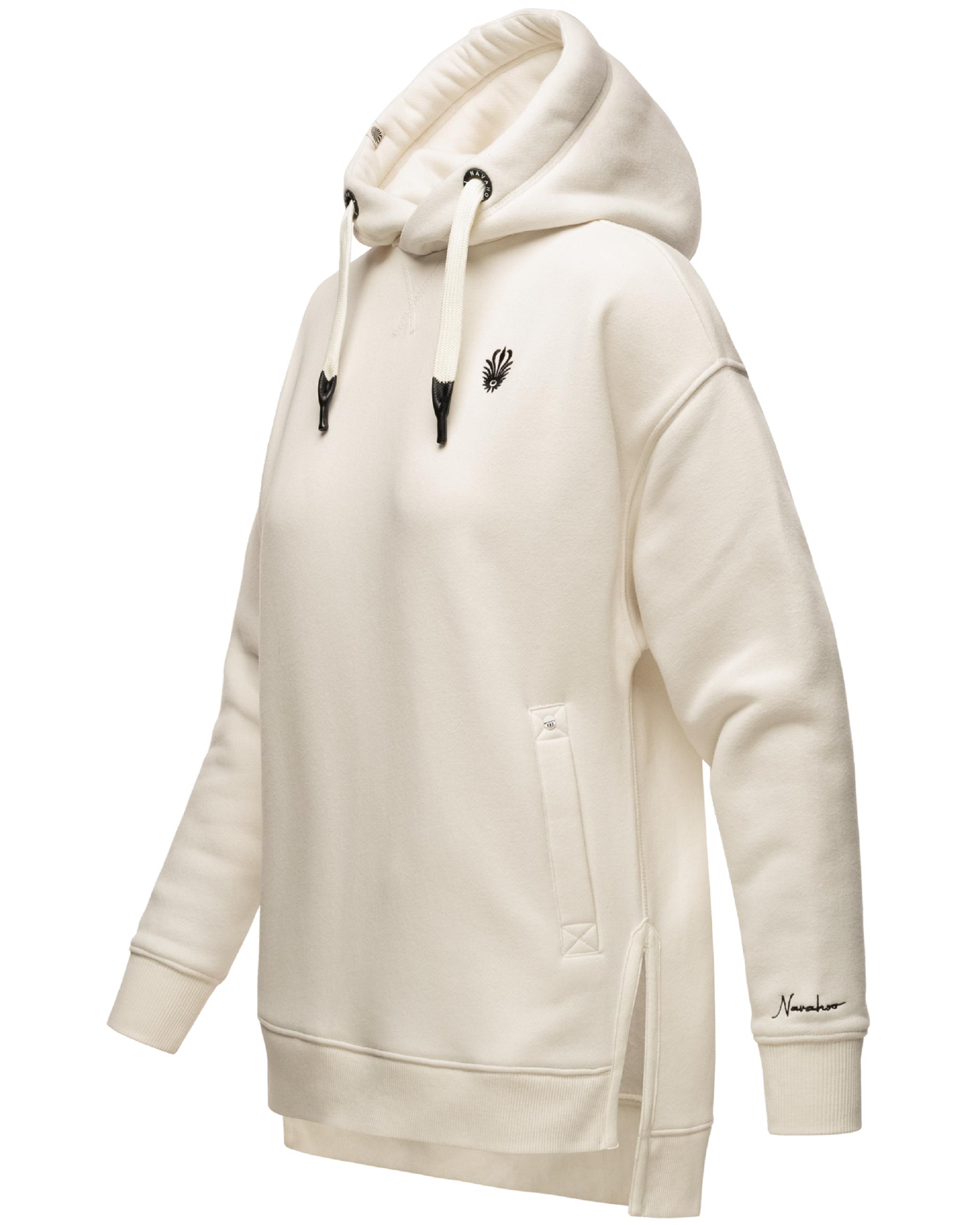 Weicher Oversize Hoodie "Silberengelchen" Offwhite