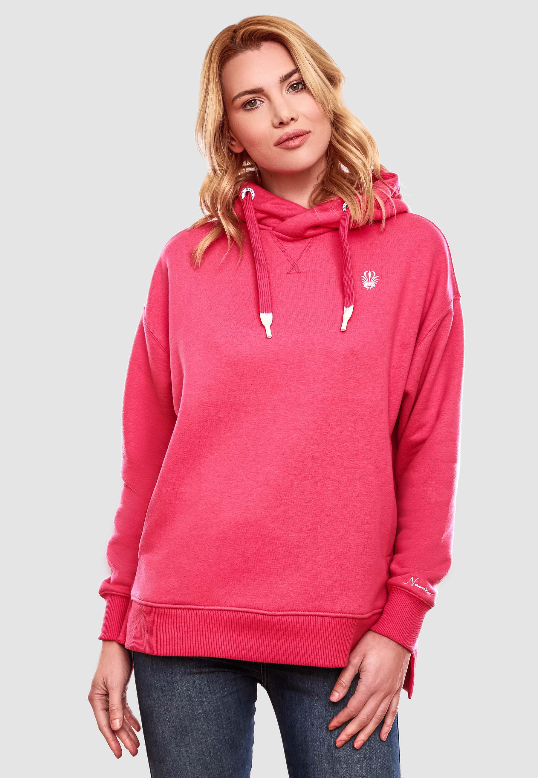 Weicher Oversize Hoodie "Silberengelchen" Pink