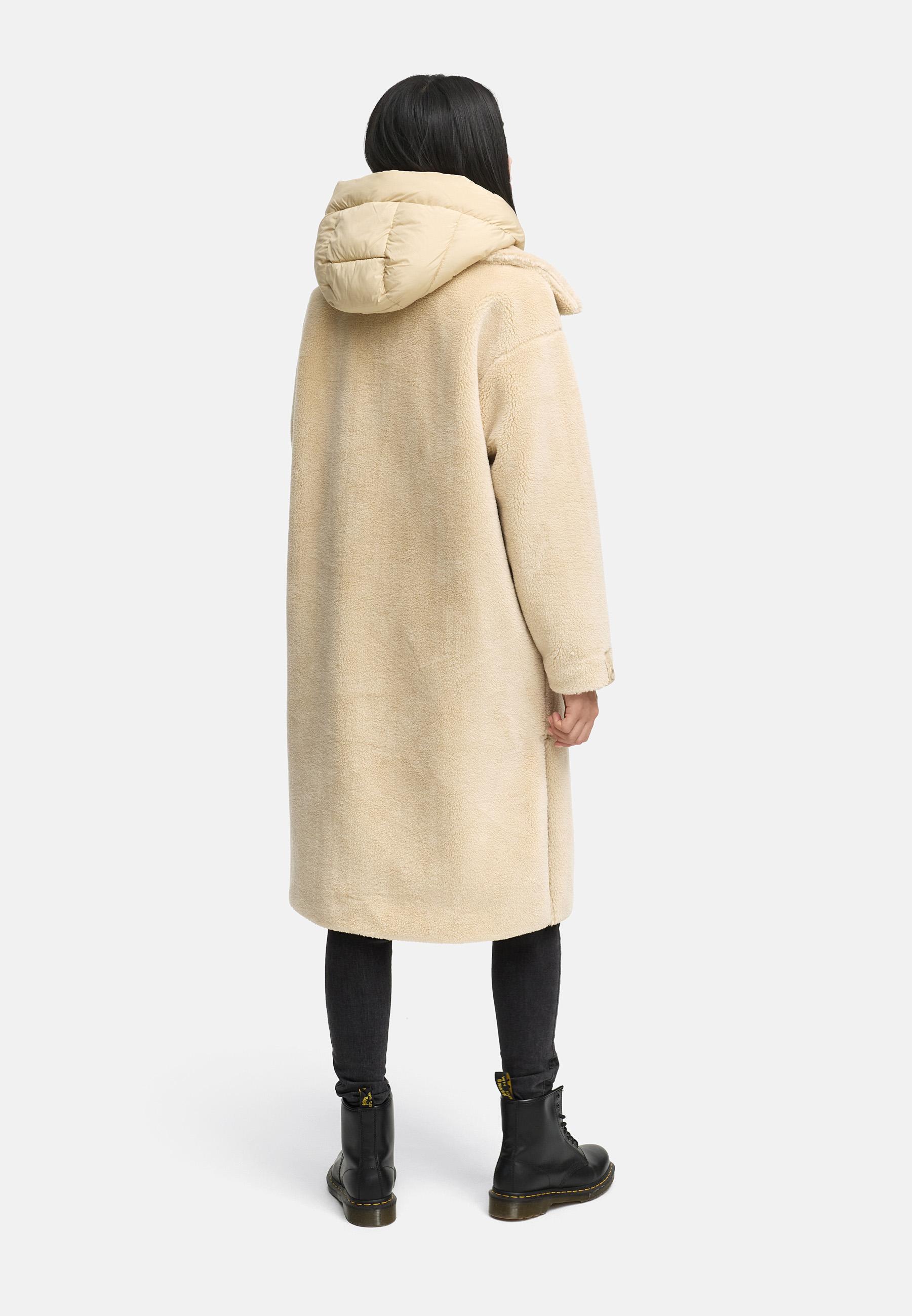 Plüschmantel aus Teddyfleece "Teddyzauber 14" Beige