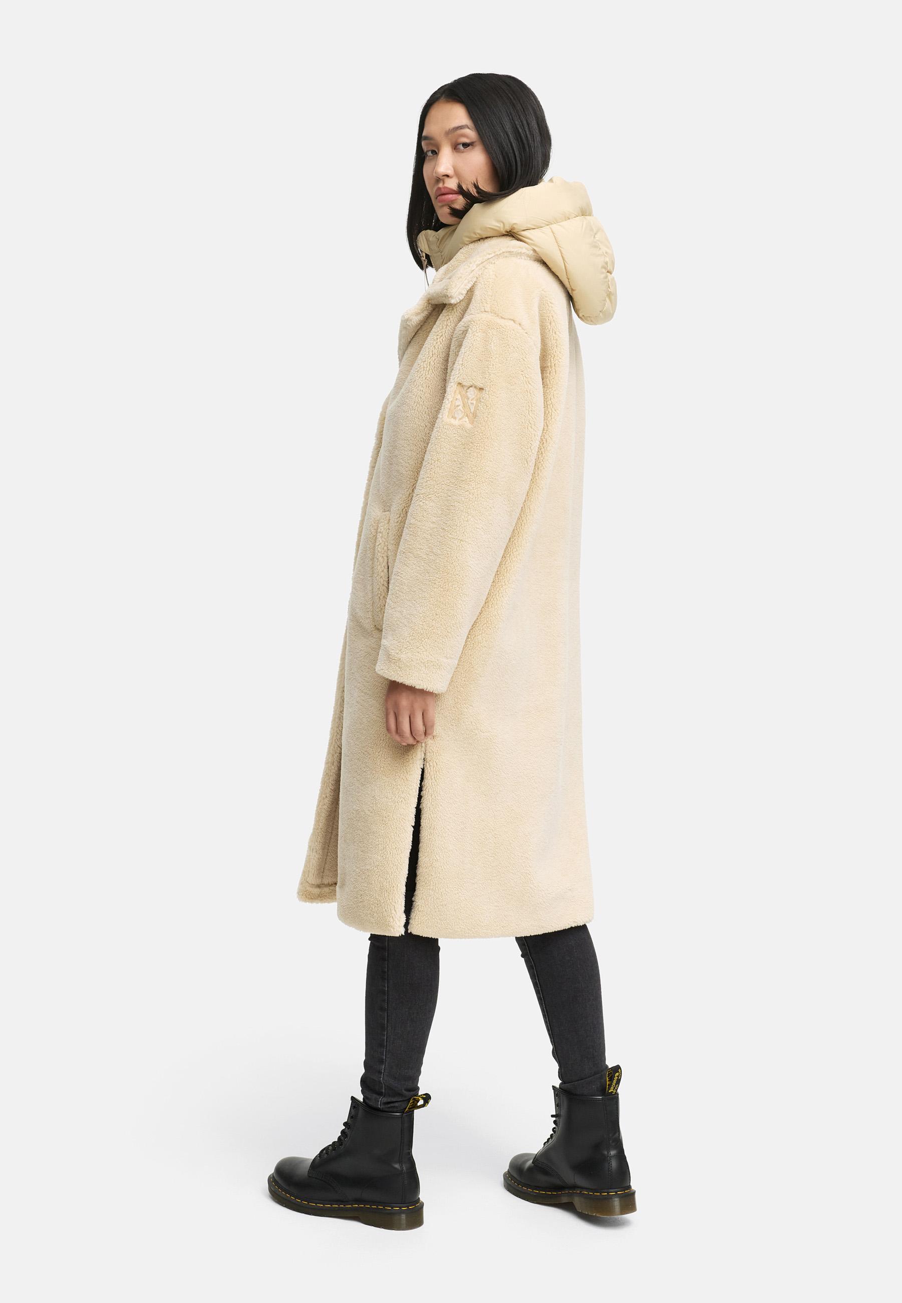 Plüschmantel aus Teddyfleece "Teddyzauber 14" Beige