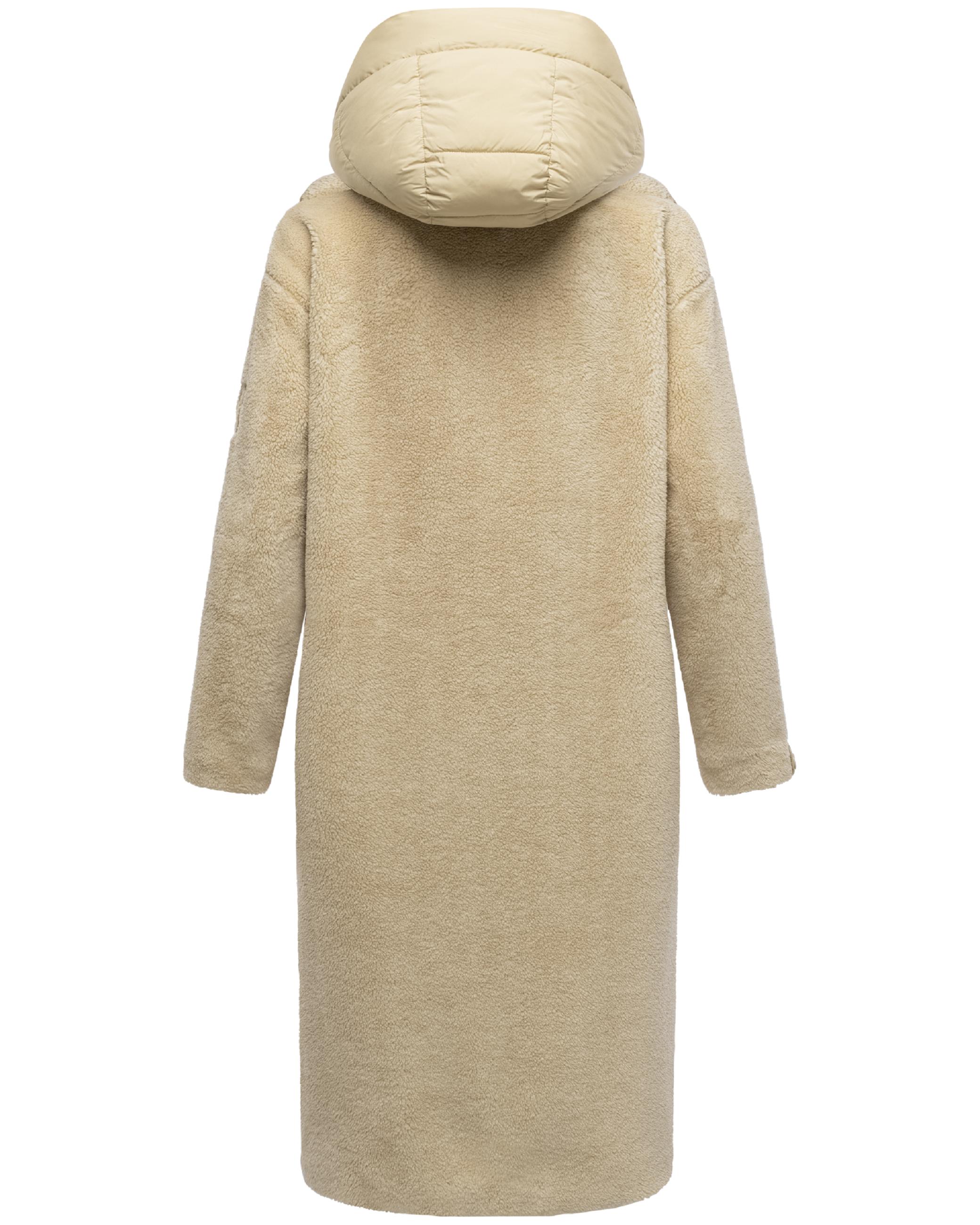 Plüschmantel aus Teddyfleece "Teddyzauber 14" Beige