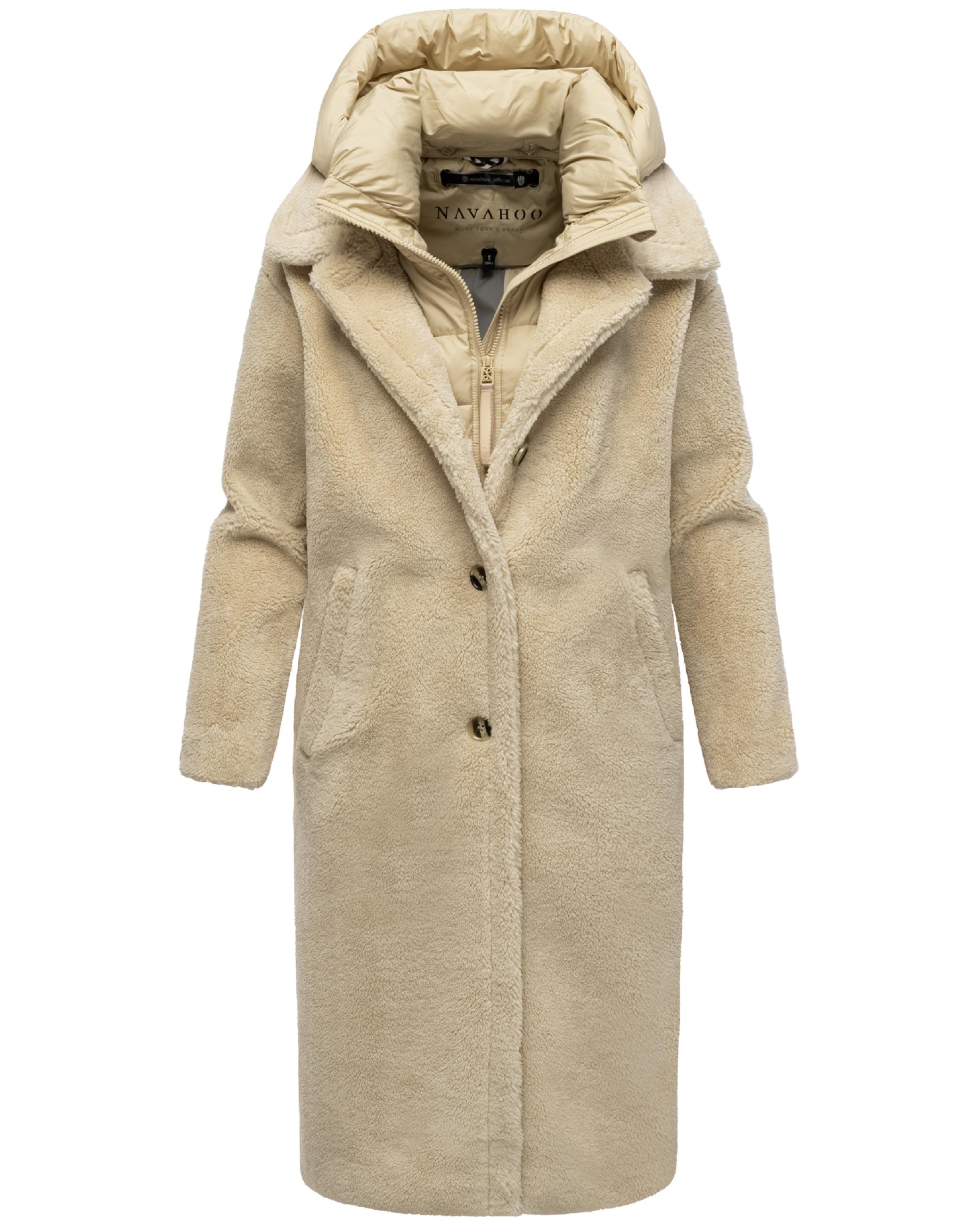 Plüschmantel aus Teddyfleece "Teddyzauber 14" Beige