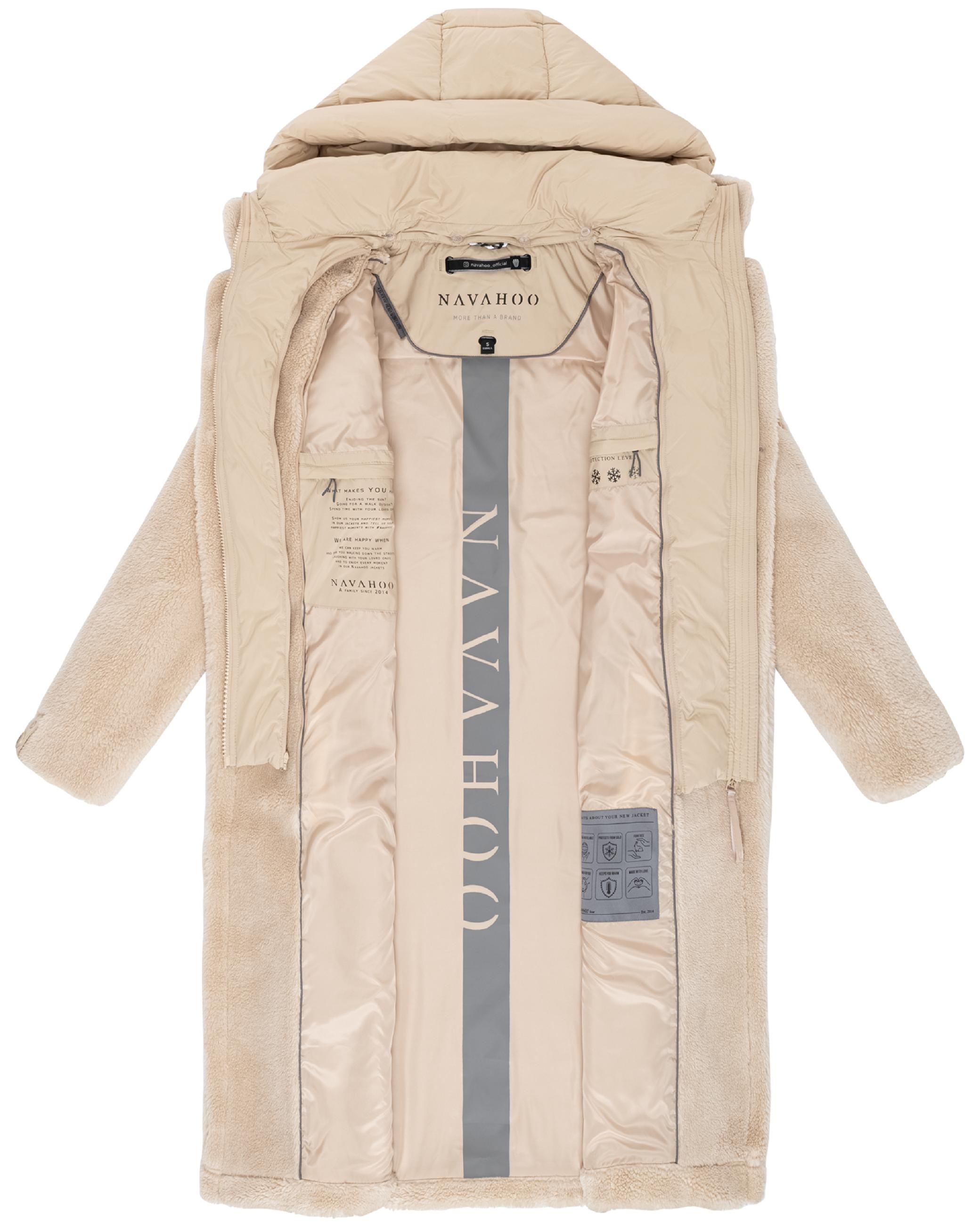 Plüschmantel aus Teddyfleece "Teddyzauber 14" Beige